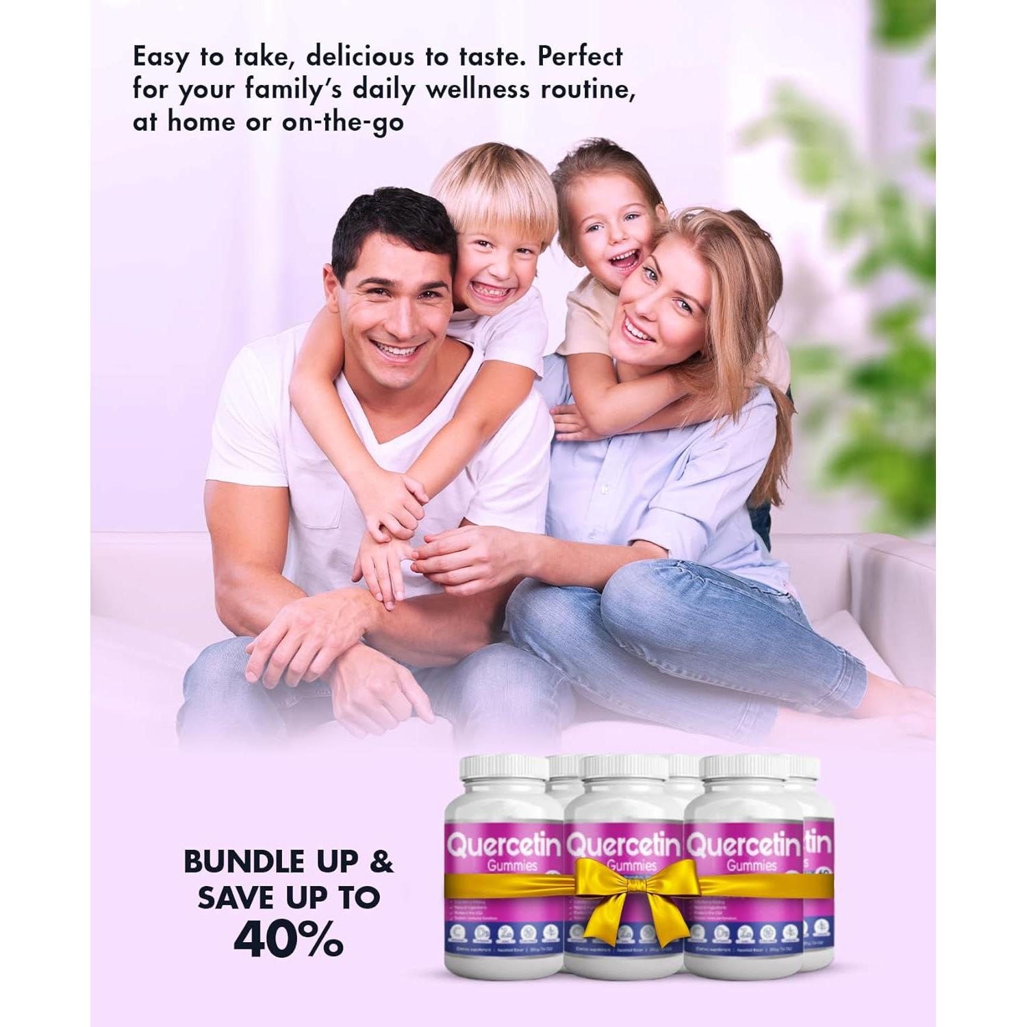 Gomitas de Quercetina BioVitalica 750 mg - Inmunidad 5 en 1