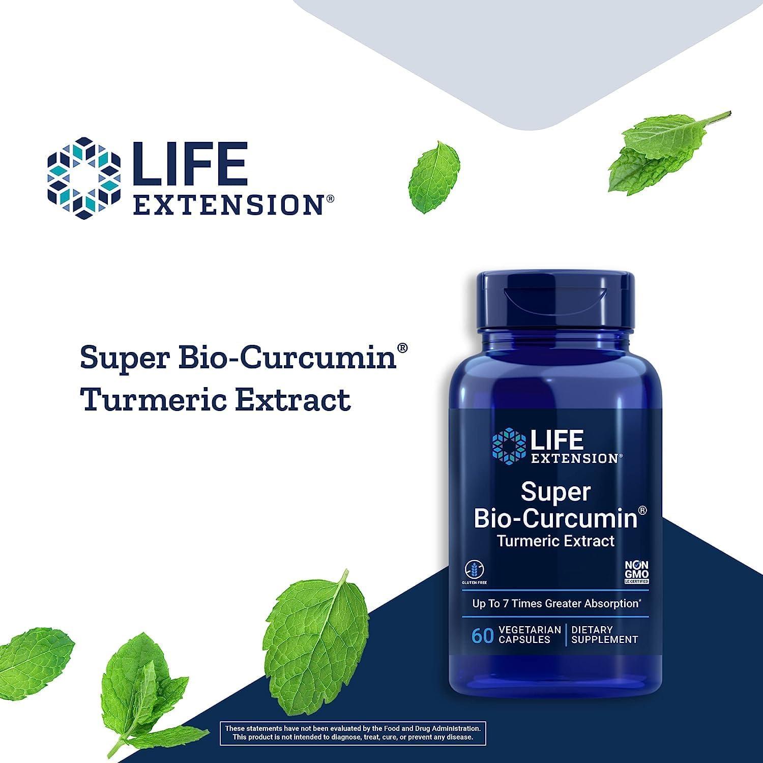 Cápsulas de Curcumina Life Extension 250mg + Vitaminas D y K