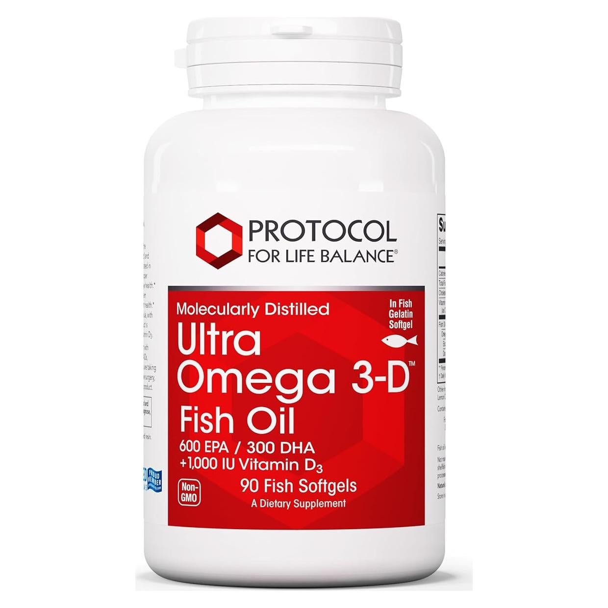 Suplemento Omega 3-D Protocolo Para el Equilibrio de Vida 90 Gelatinas