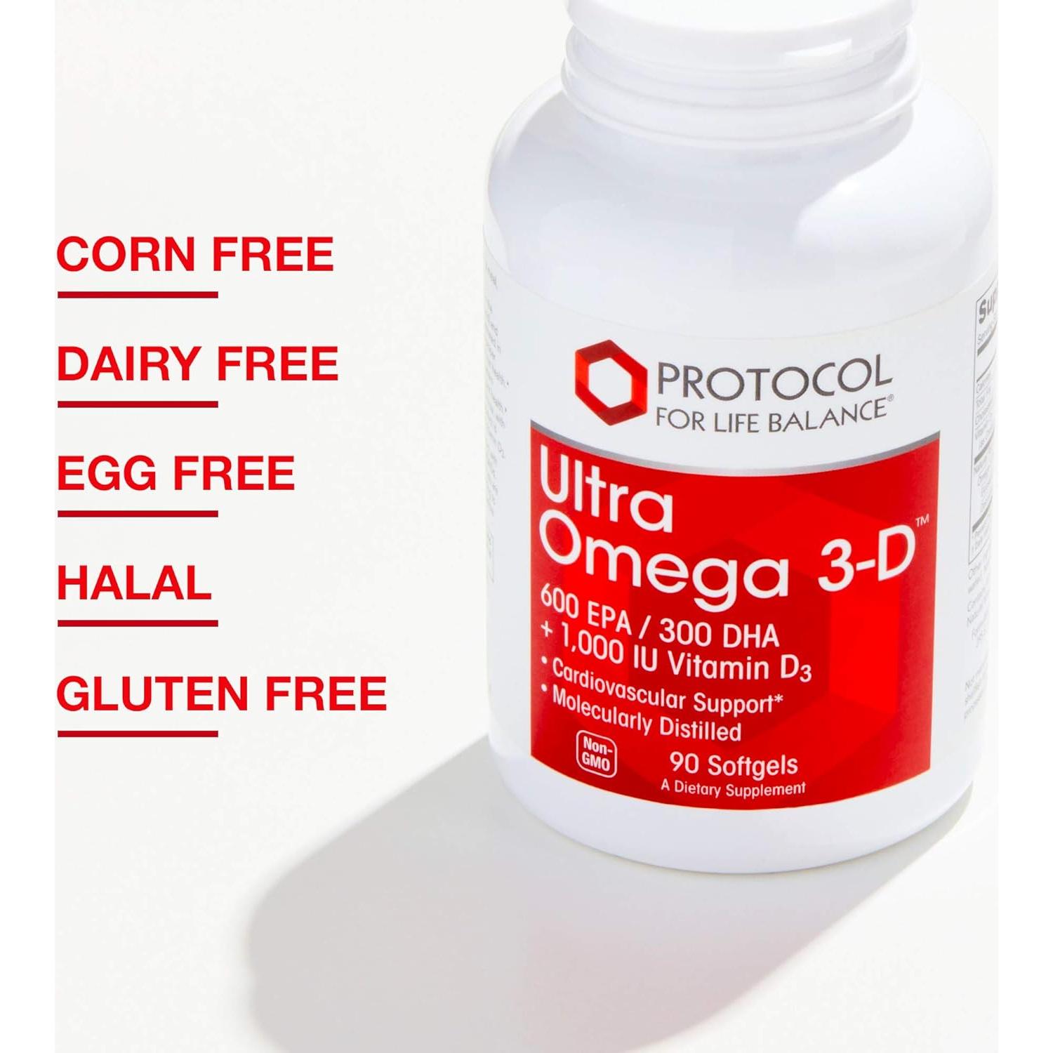 Suplemento Omega 3-D Protocolo Para el Equilibrio de Vida 90 Gelatinas