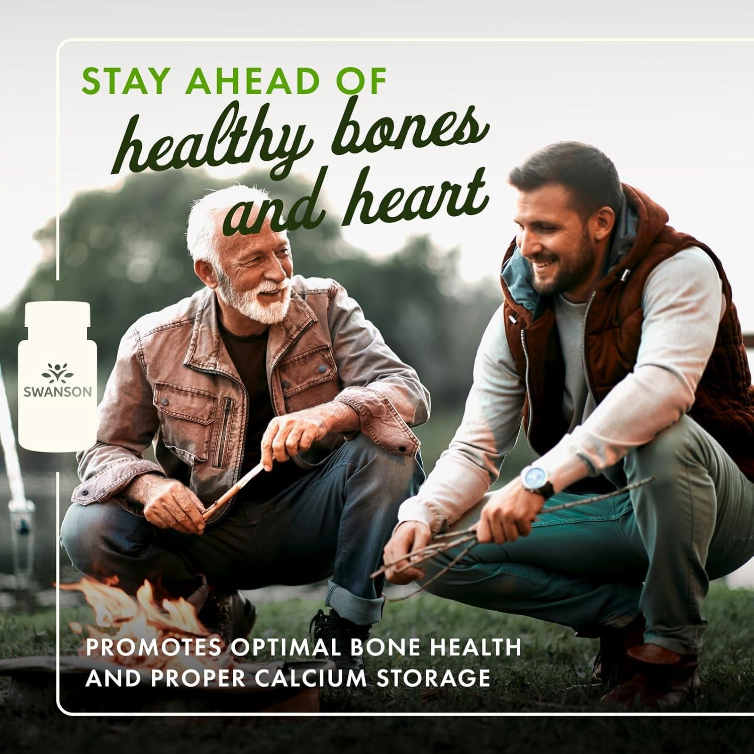 Suplemento Vitamina K2 Swanson 200 mcg - 30 Gelatinas Blandas