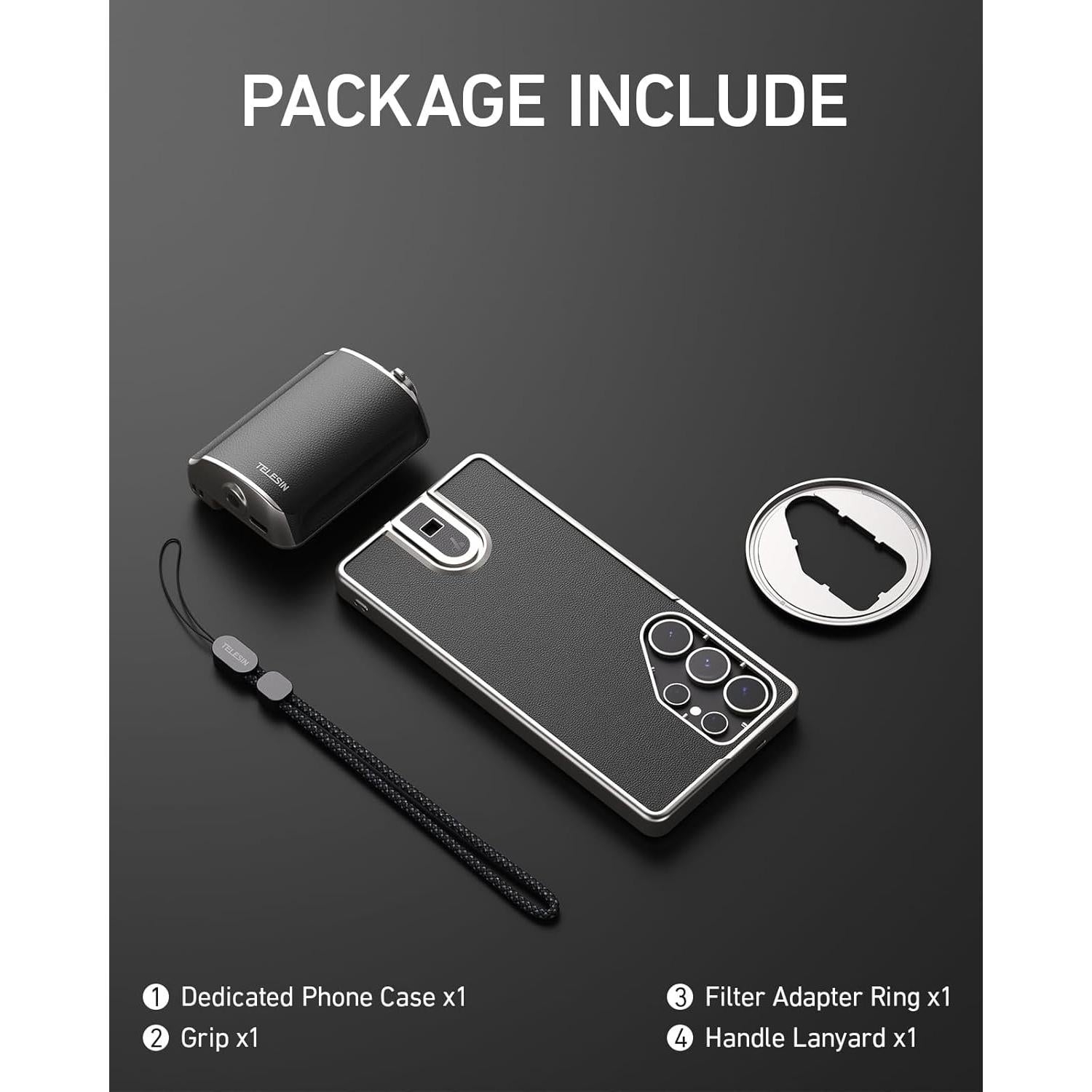 Agarre de Cámara Telesin Mastergrip para Samsung Galaxy S25 Ultra