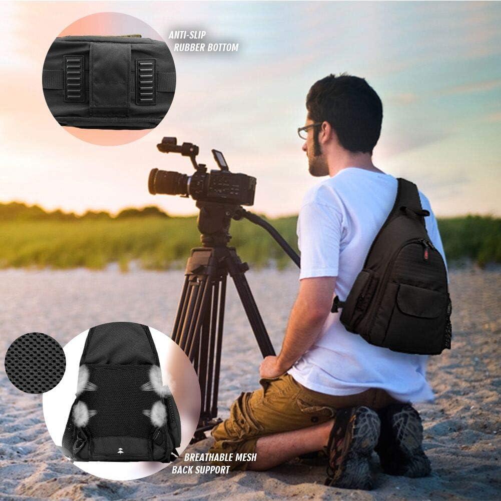 Mochila de cámara DSLR impermeable Paul con compartimento para laptop