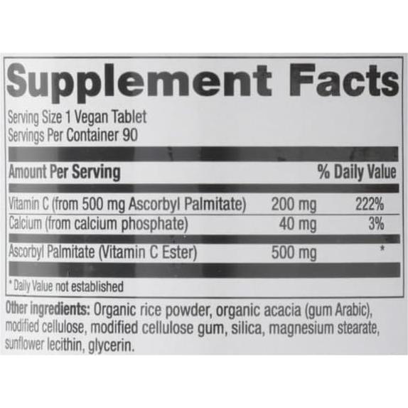 Ester de Vitamina C Liposomal Sprouts 500 mg - 90 Tabletas