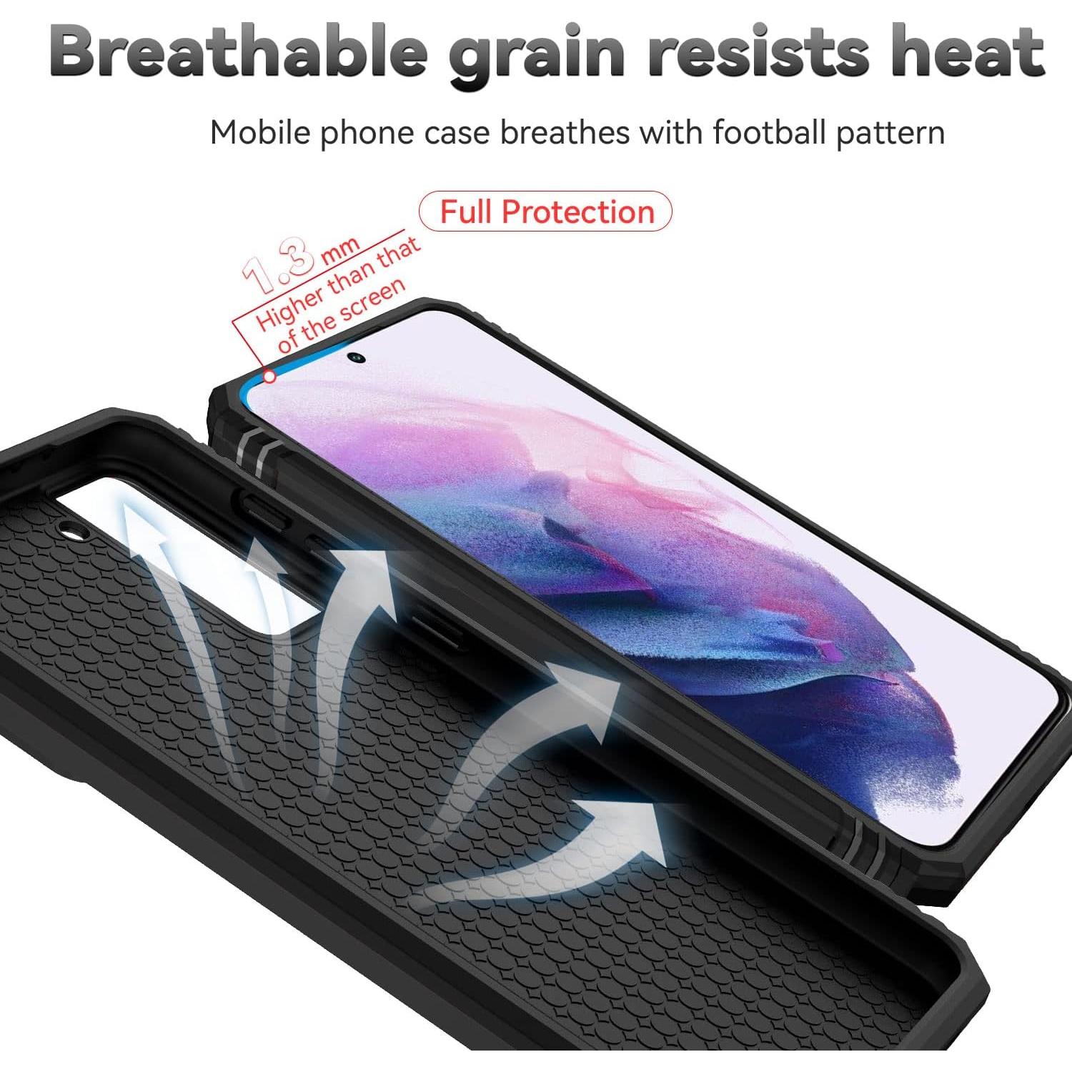 Funda protectora Samsung Galaxy S21 5G con soporte y cámara