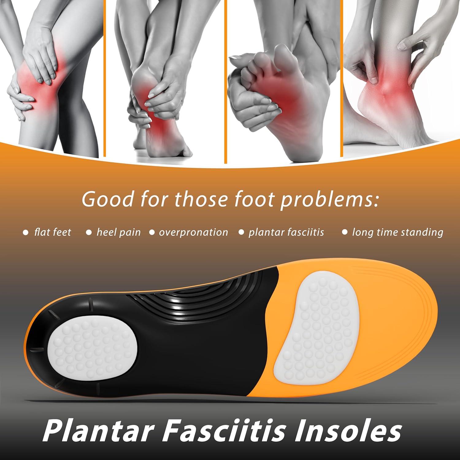 Plantillas Ortopédicas TAEPUSR para Fascitis Plantar 118kg+