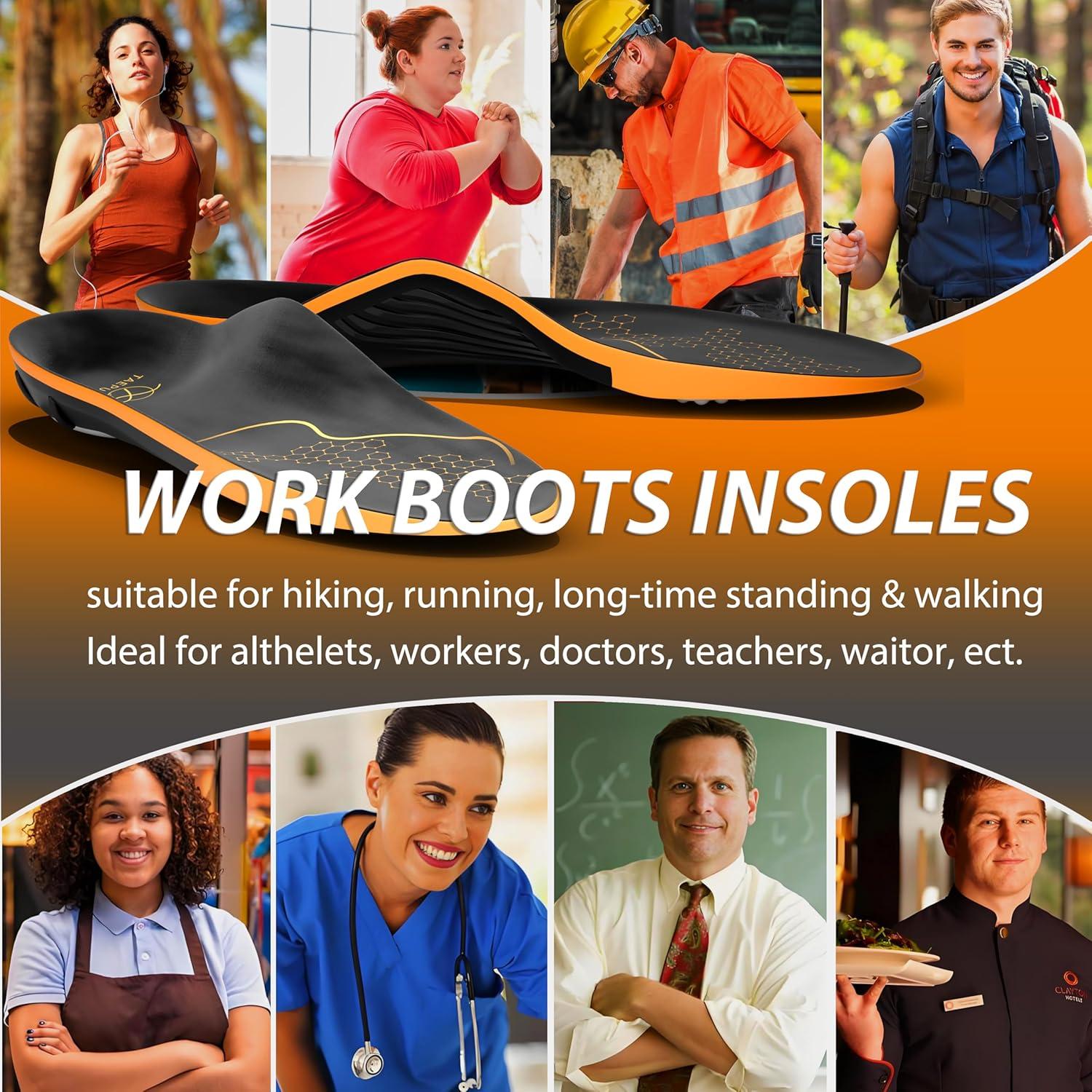 Plantillas Ortopédicas TAEPUSR para Fascitis Plantar 118kg+