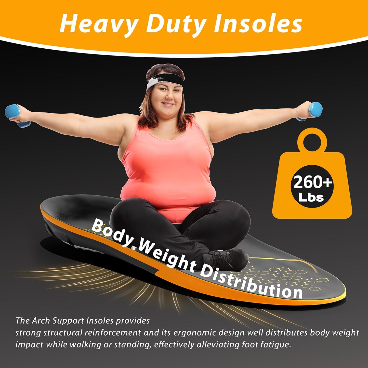 Plantillas Ortopédicas TAEPUSR para Fascitis Plantar 118kg+