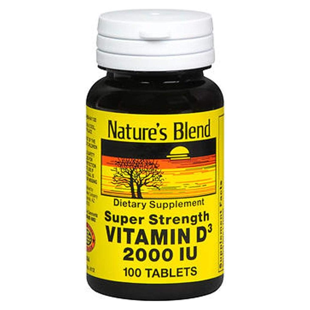 Vitamina D3 2000 UI Mezcla de la Naturaleza - 300 Tabletas