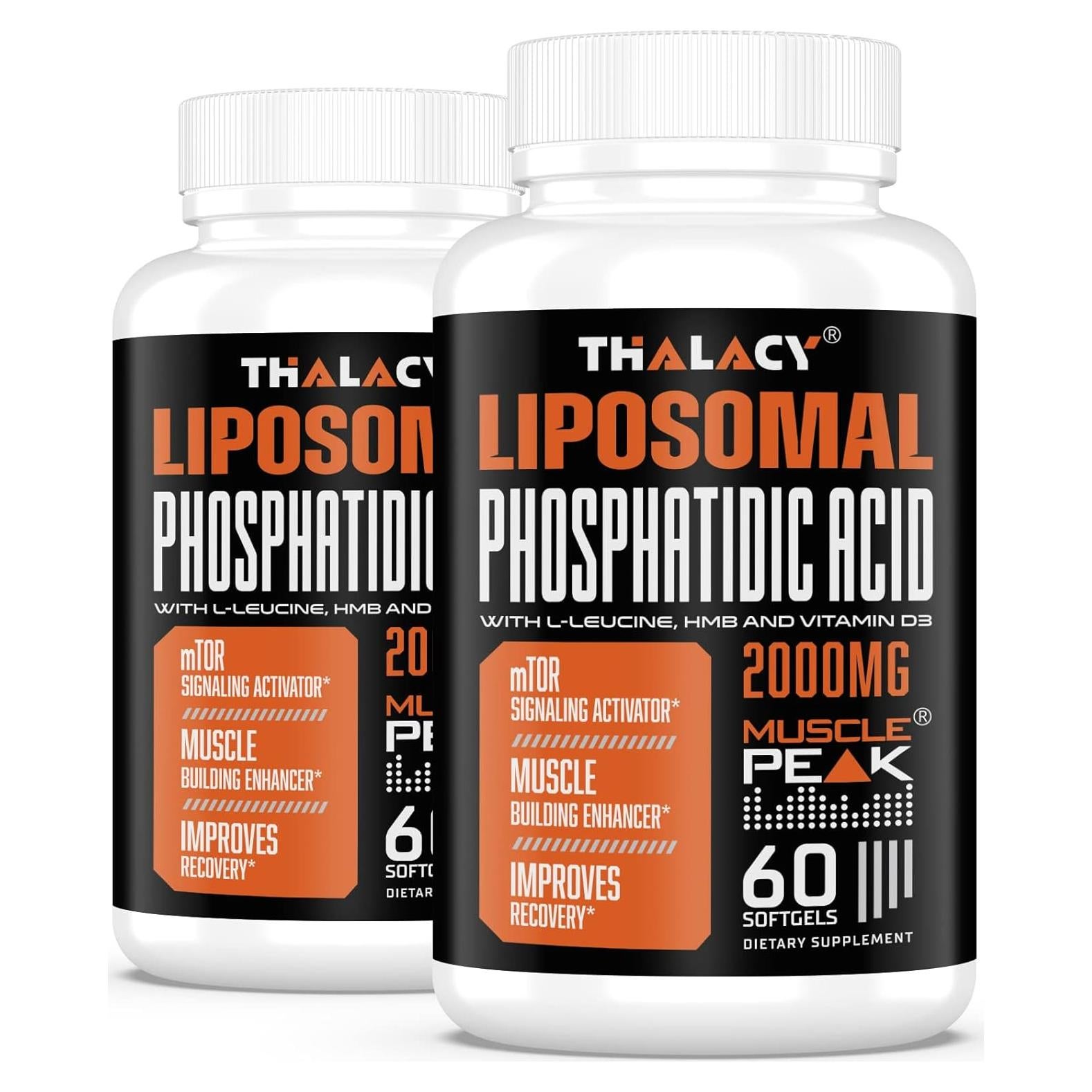 Suplemento de Ácido Fosfatídico Liposomal Thalacy 2000mg 120 Cápsulas