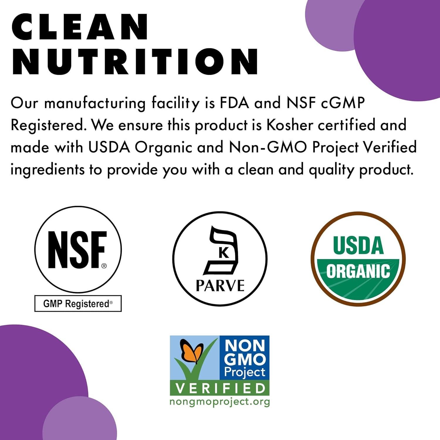 Polvo D-Mannose Orgánico BlueBonnet 2000 mg - 85 Porciones