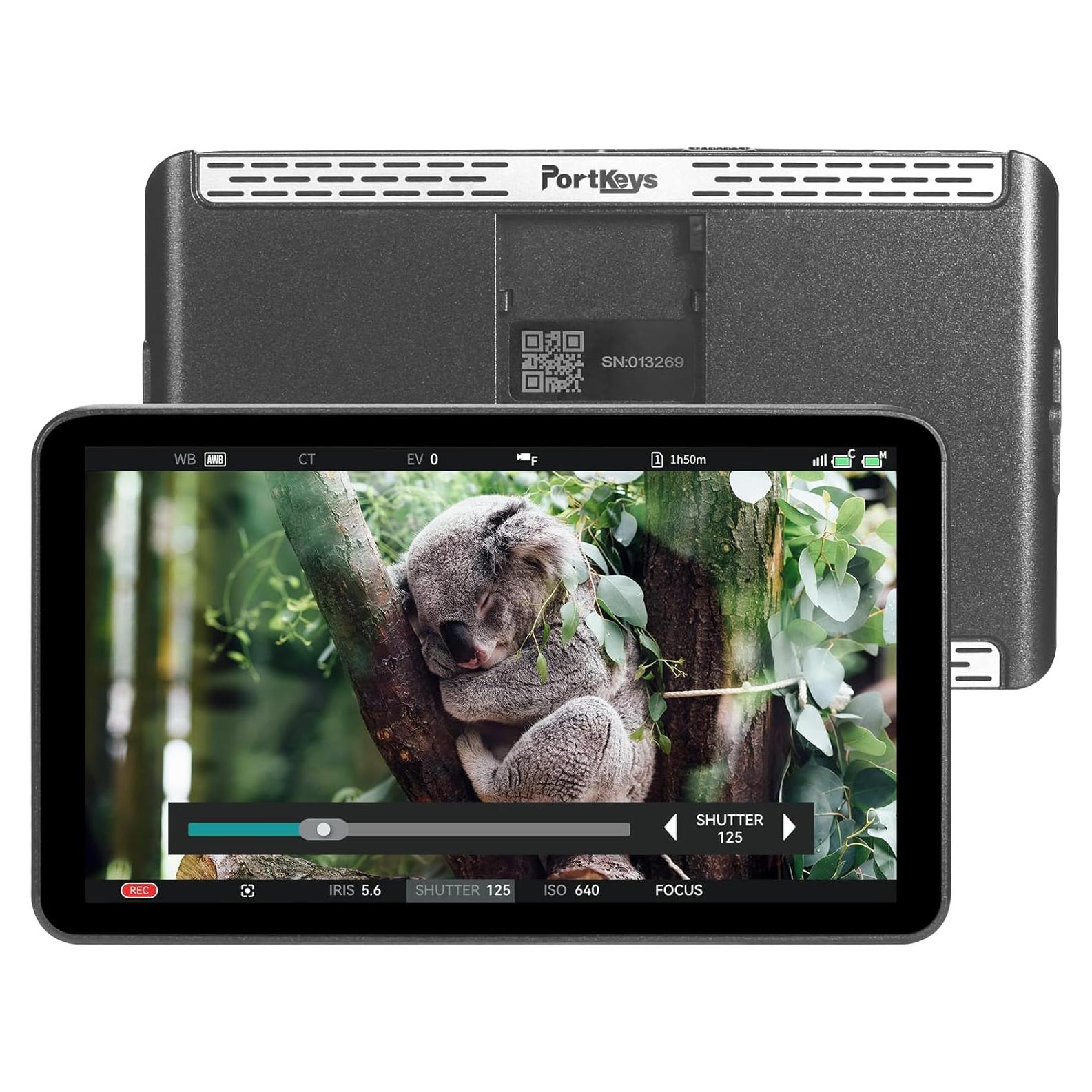 Monitor de Campo Portkeys LH7P 7" 1000nits Control Inalámbrico