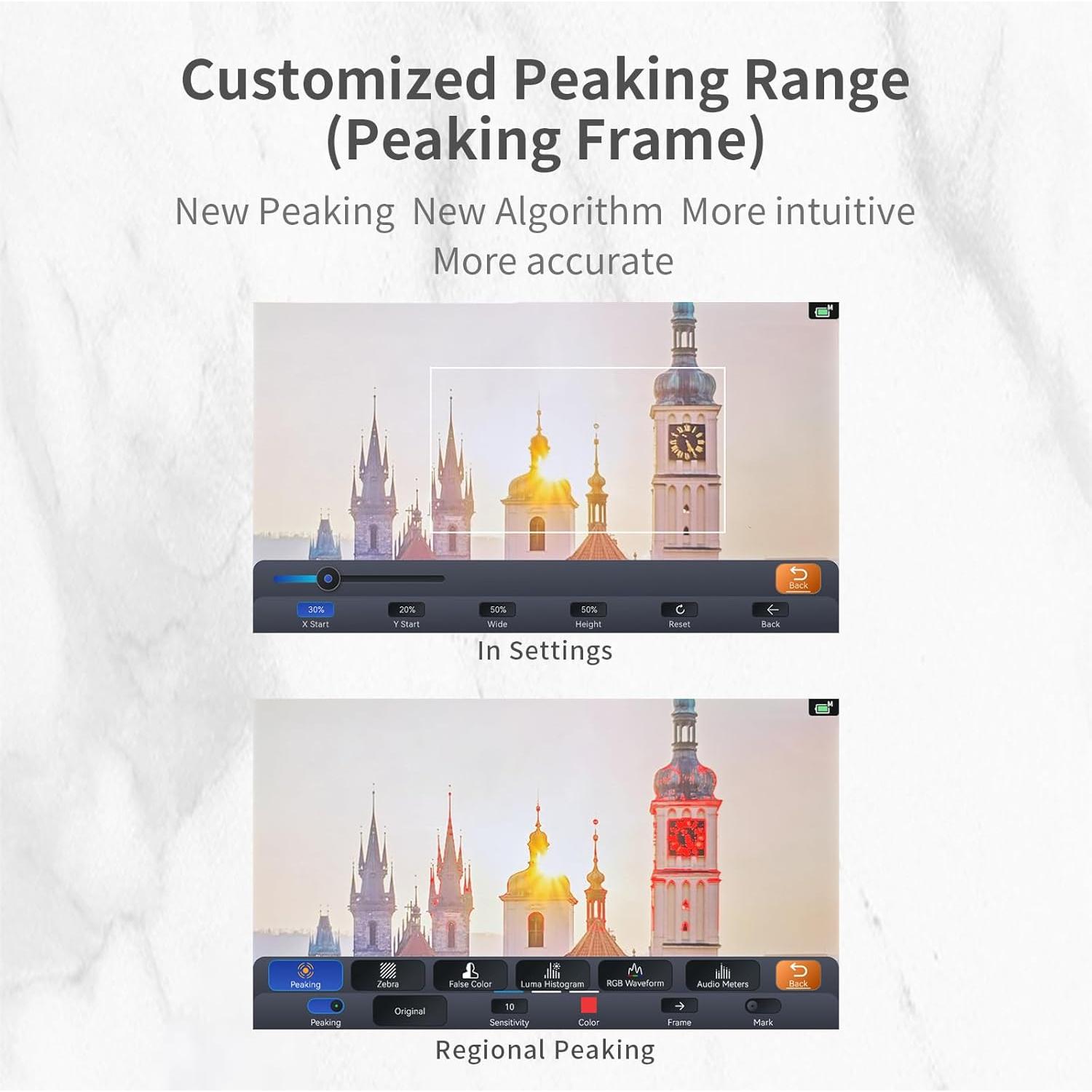 Monitor de Campo Portkeys LH7P 7" 1000nits Control Inalámbrico