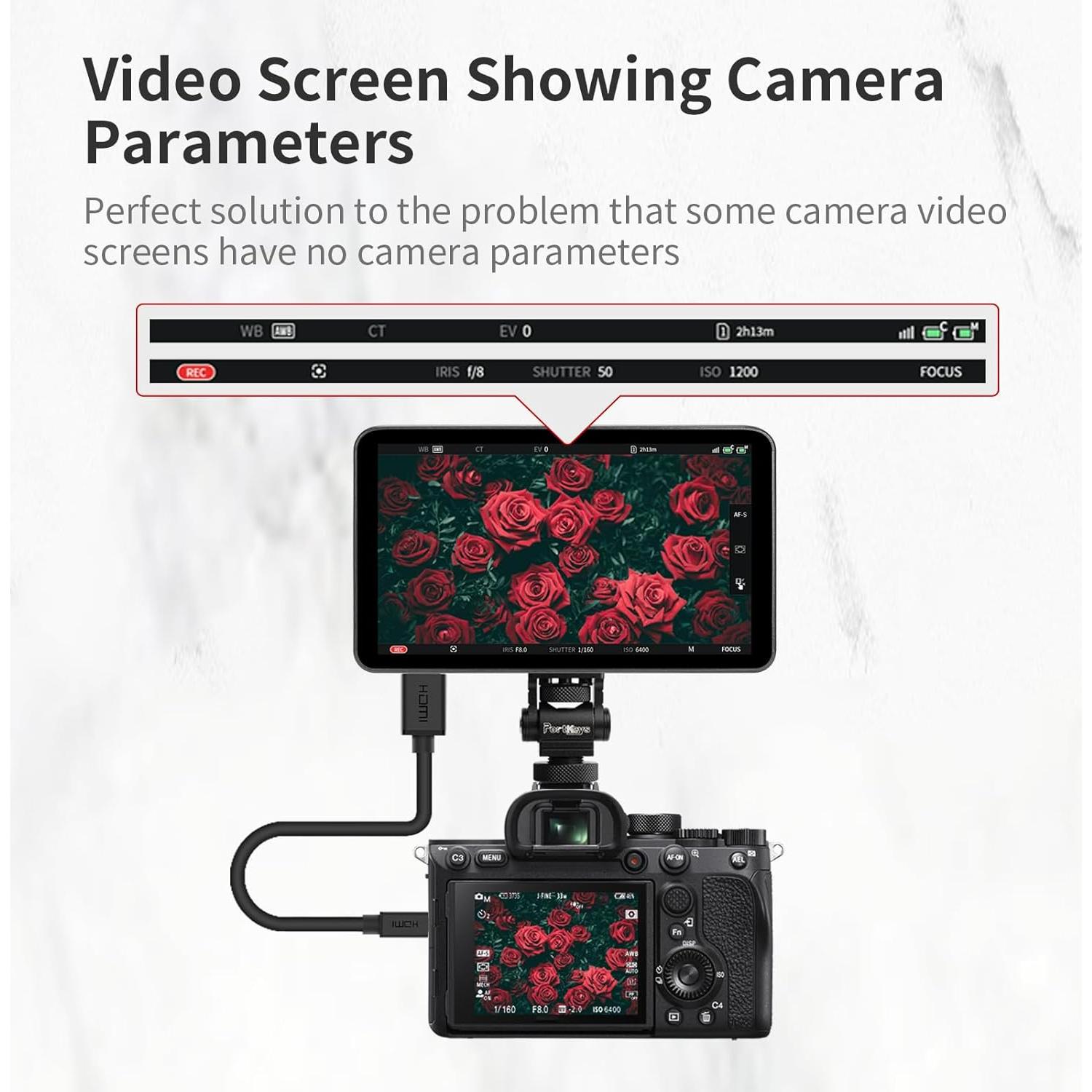 Monitor de Campo Portkeys LH7P 7" 1000nits Control Inalámbrico