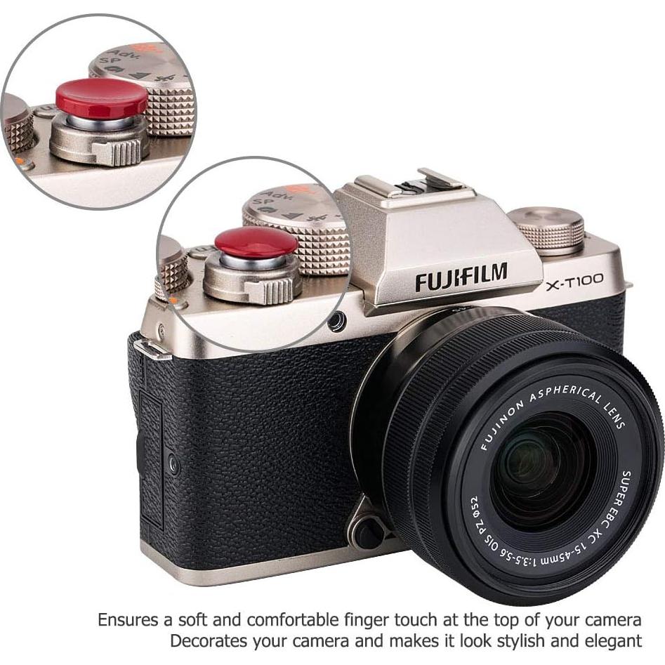 Tapa de Botón de Obturador 2X Jinjiacheng para Cámaras Sony y Canon