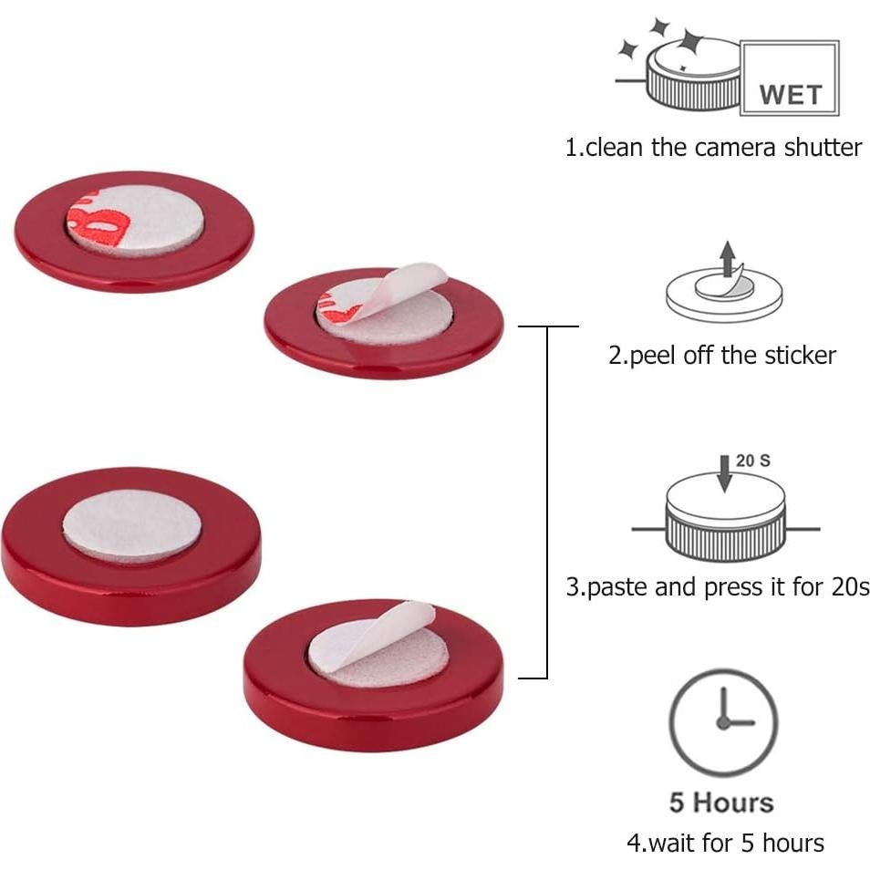 Tapa de Botón de Obturador 2X Jinjiacheng para Cámaras Sony y Canon