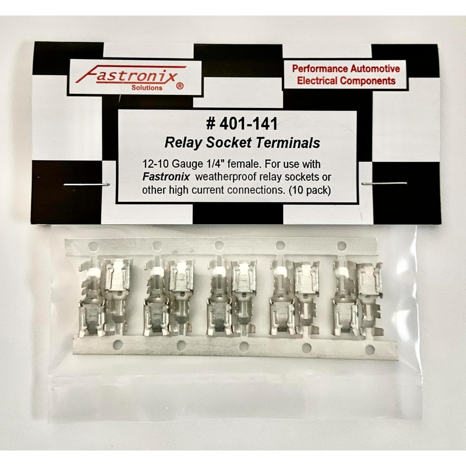 Terminales de Relé Fastronix 12-10 Gauge Paquete de 10