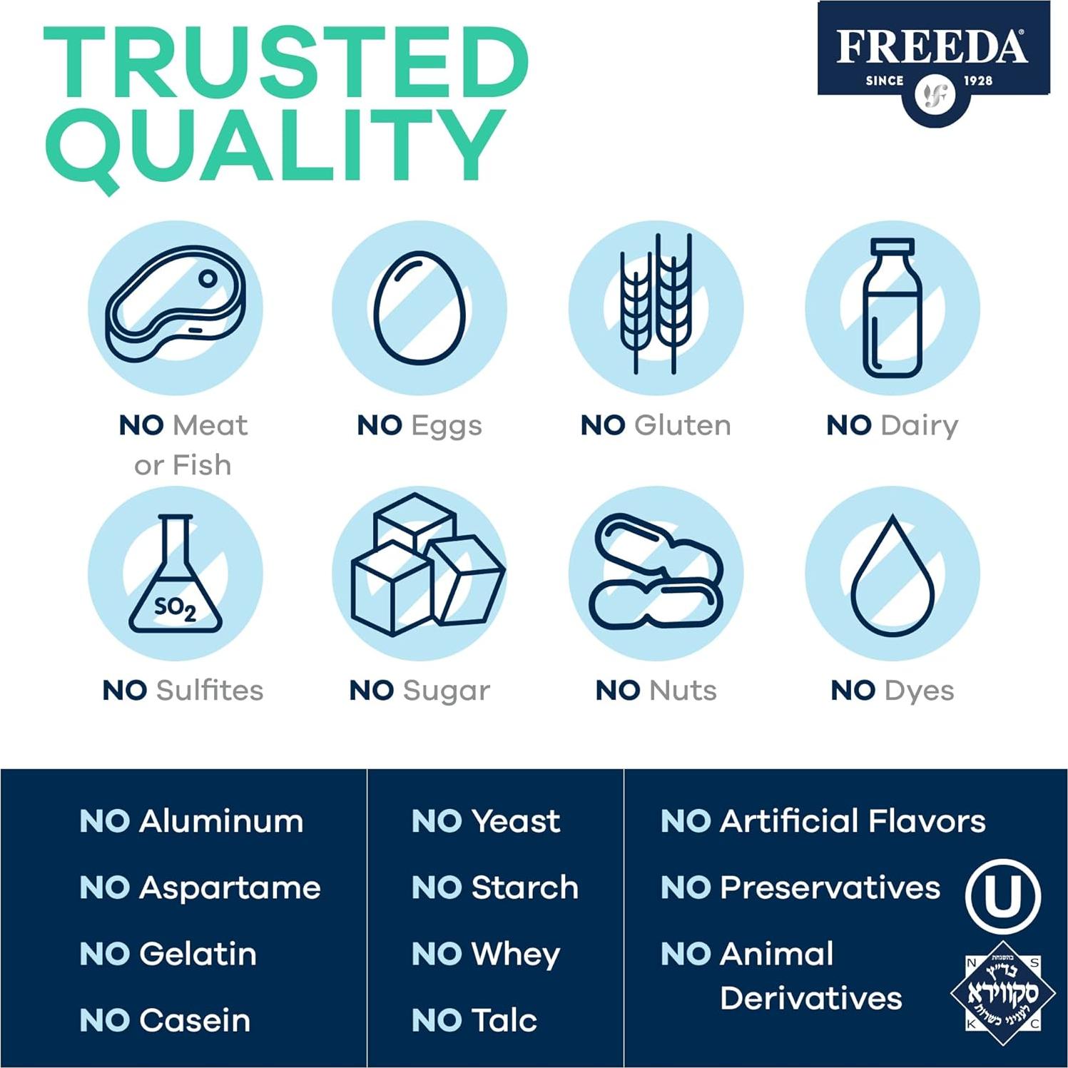 Melatonina 1mg Freeda Caramelos Sin Azúcar 90 Tabletas