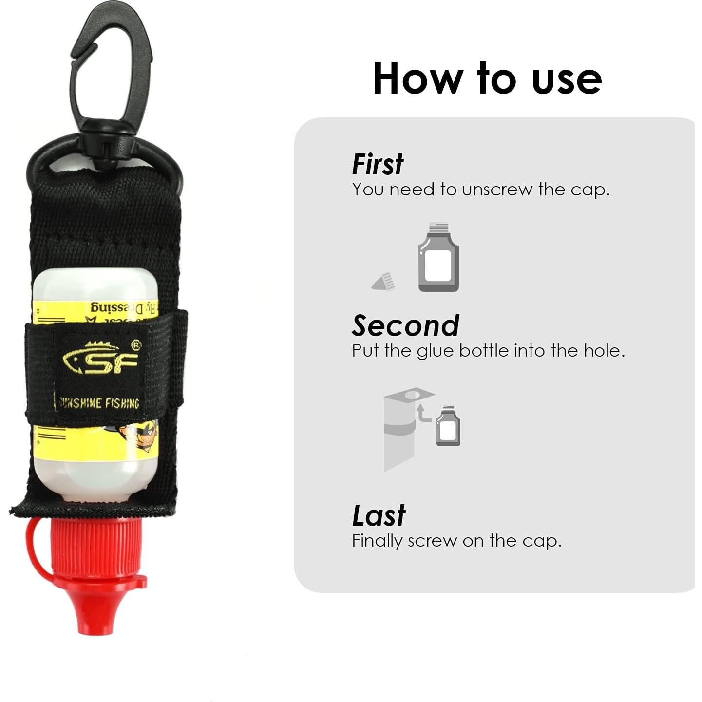 Soporte para Botella de Pesca SF FT0202A Negro 2 PCS