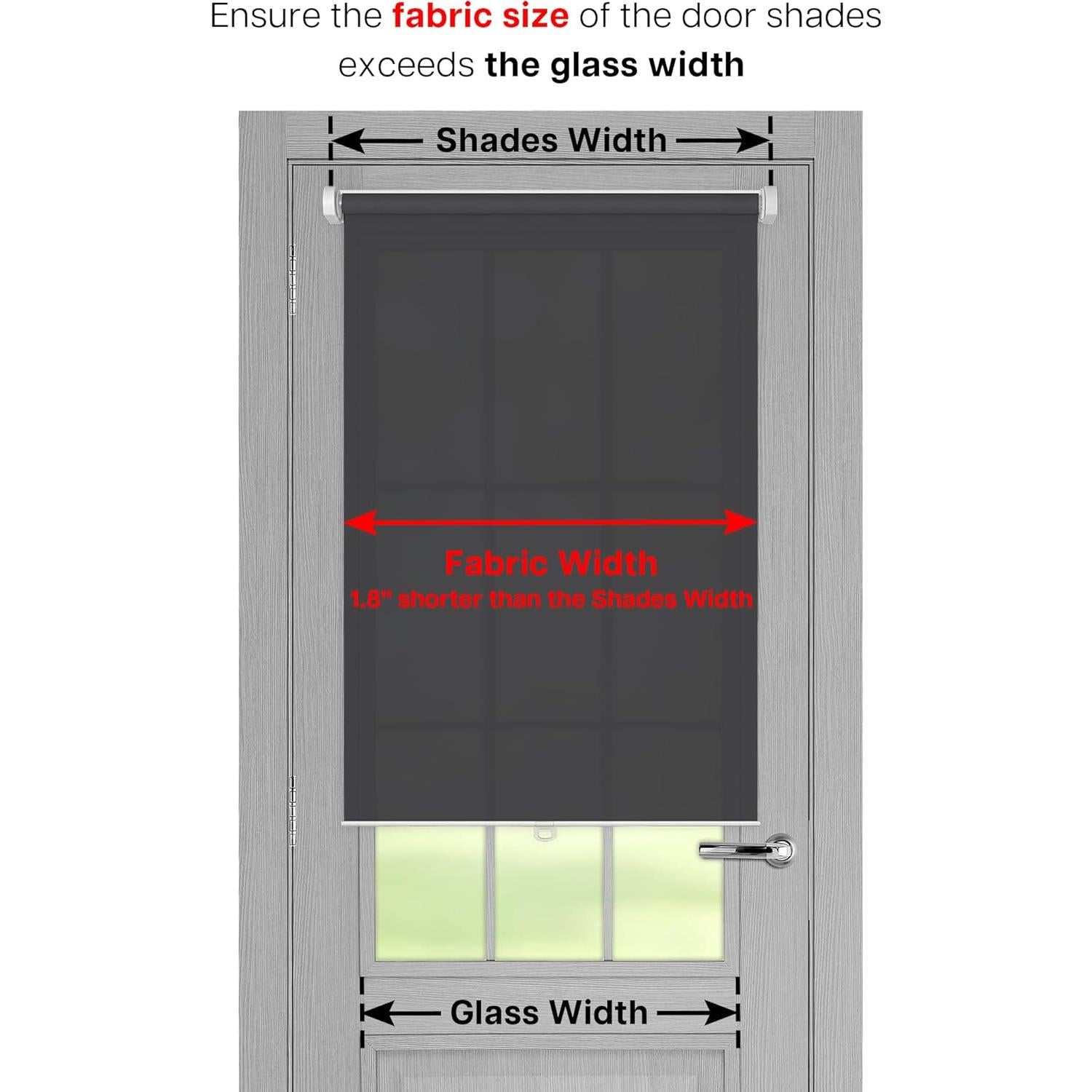 Persianas Opacas LazBlinds 50.8x61 cm Sin Taladro Negro