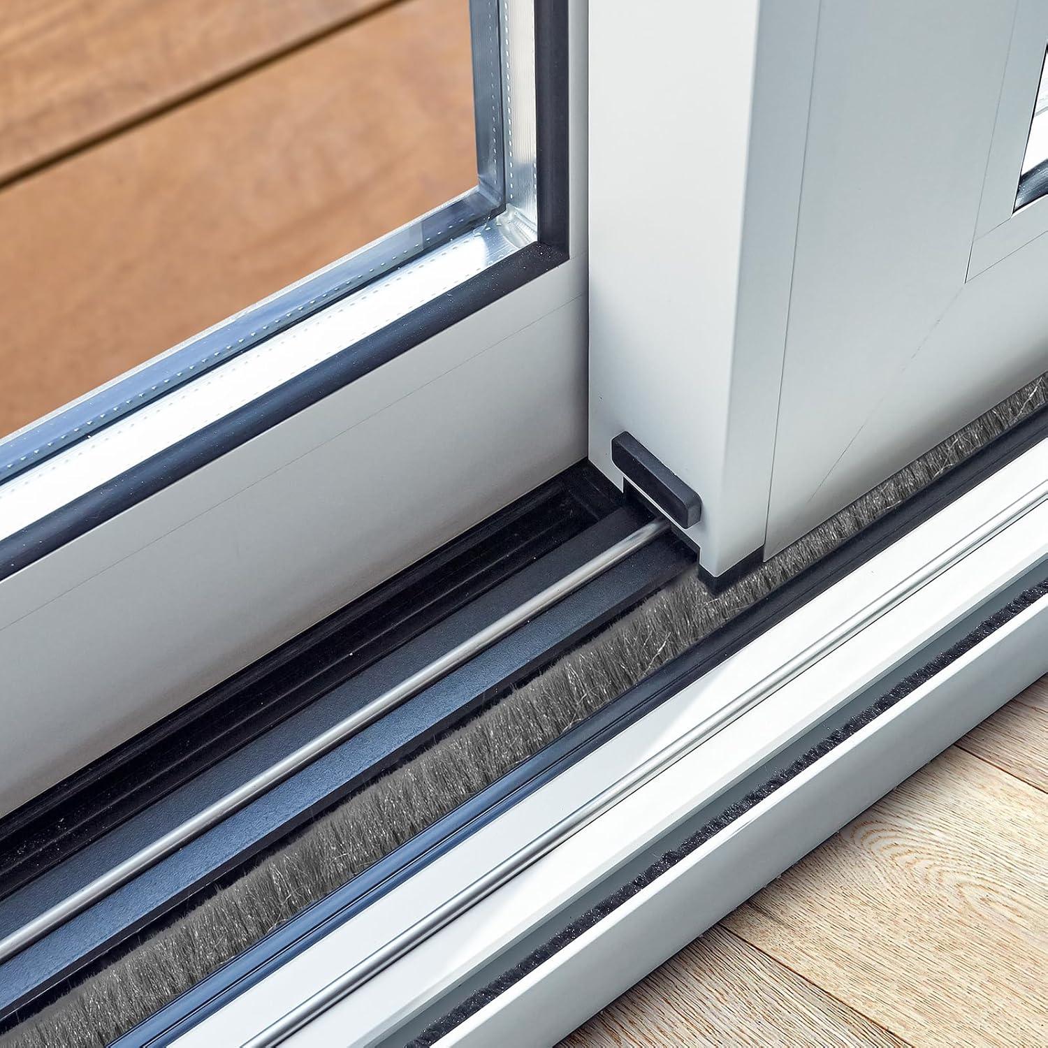 Sellador de Puerta FLYZZZ 15.24m Fieltro Gris 0.89cm Ancho