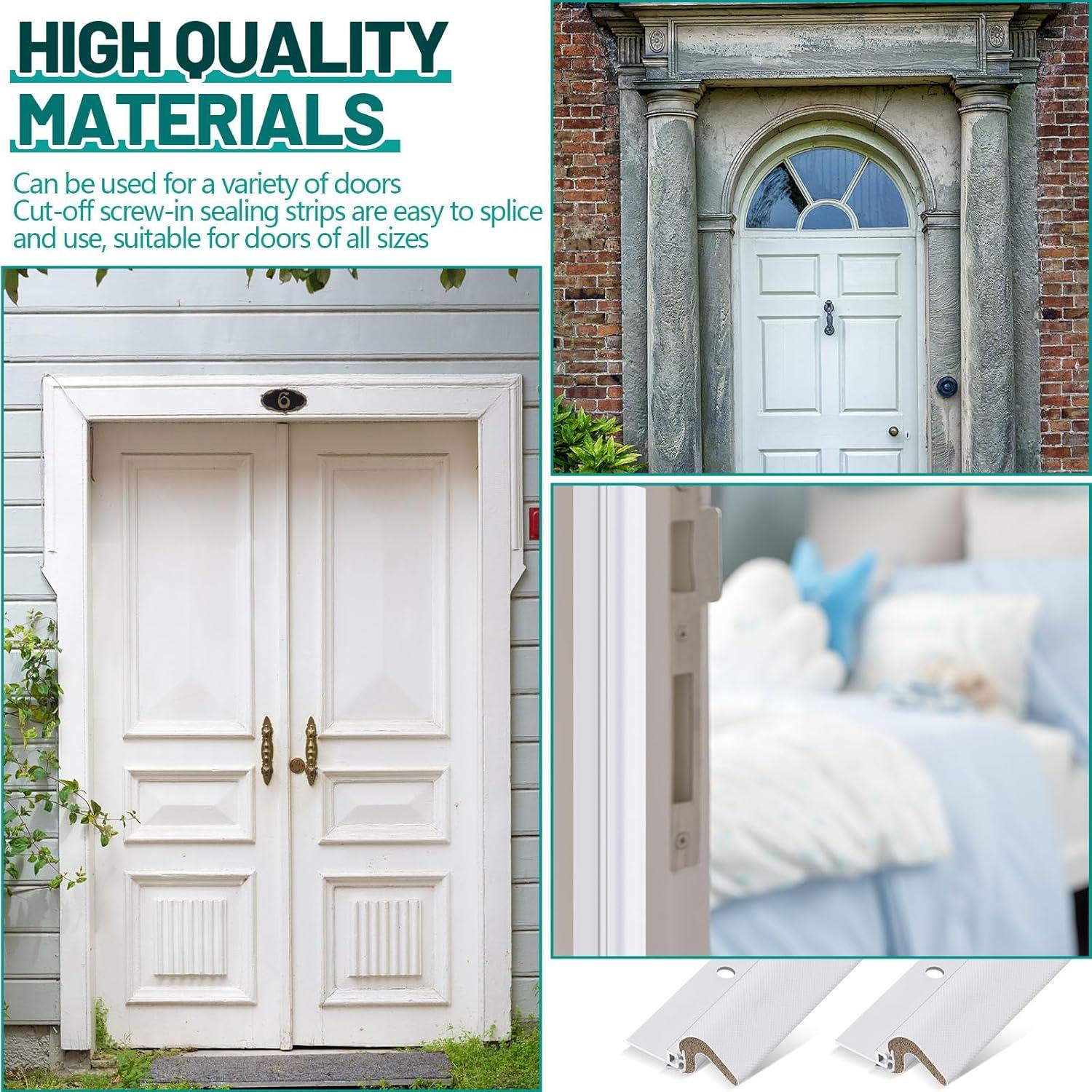 Burlete para Puerta Yuntau 107 cm y 91 cm Aluminio Espuma