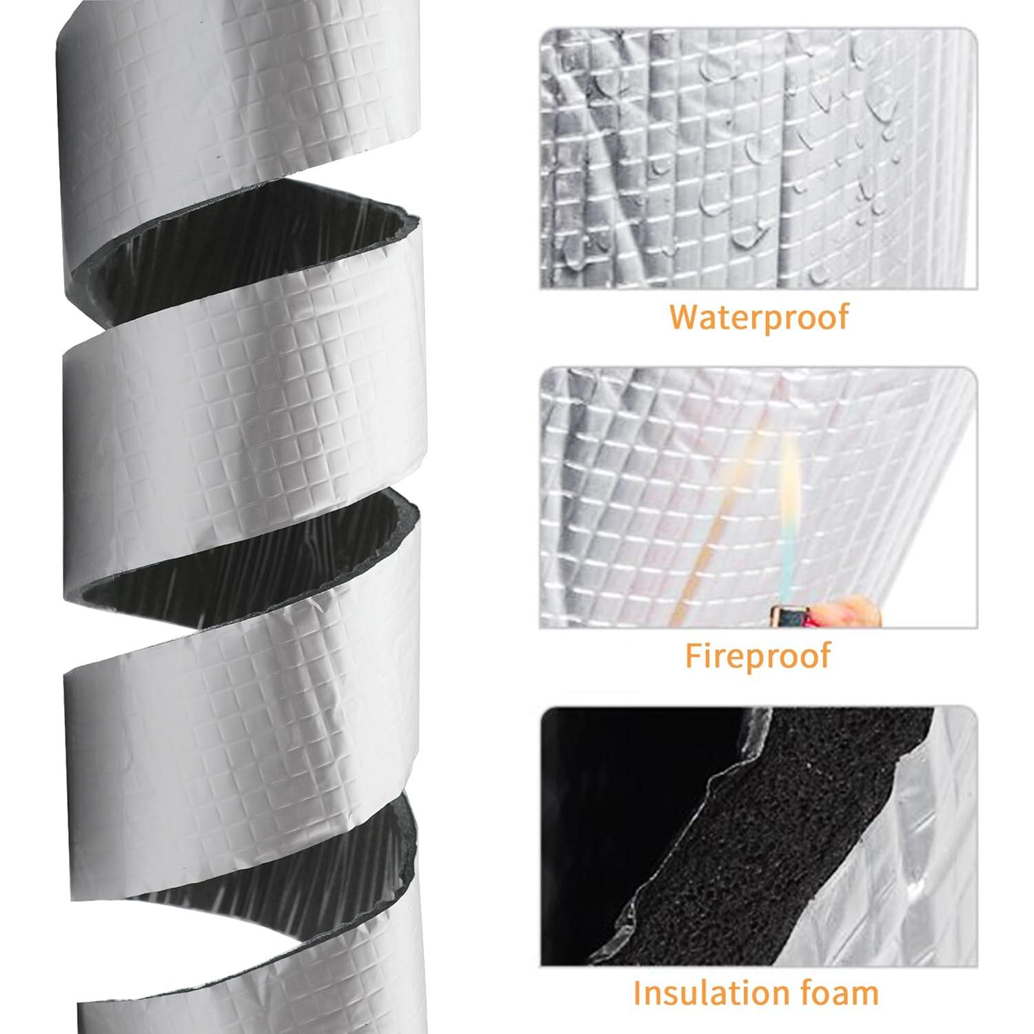 Envoltura de Aislamiento de Tubos DOBTIM 5 cm x 9.75 m