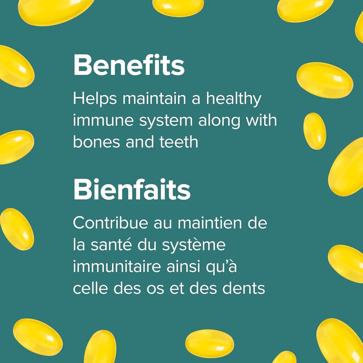 Vitamina D3 2500 UI Webber Naturals 180 Gelatinas Blandas