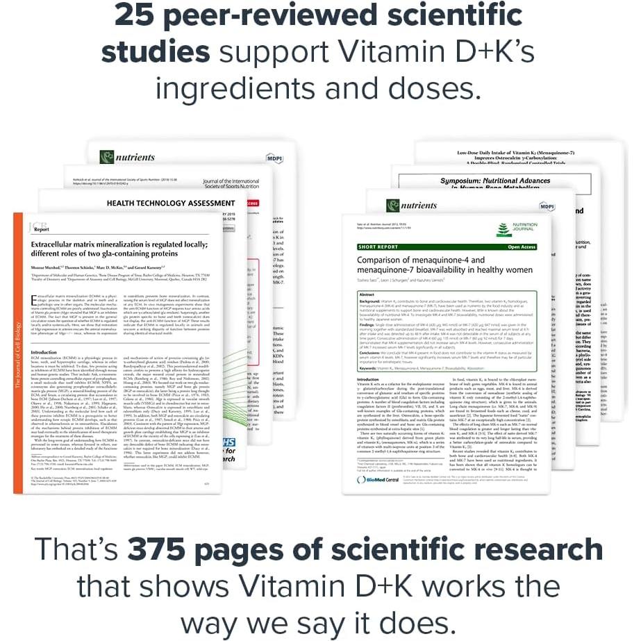 Suplemento Vitamina D3 K2 Legion - Salud Ósea y Cardiovascular