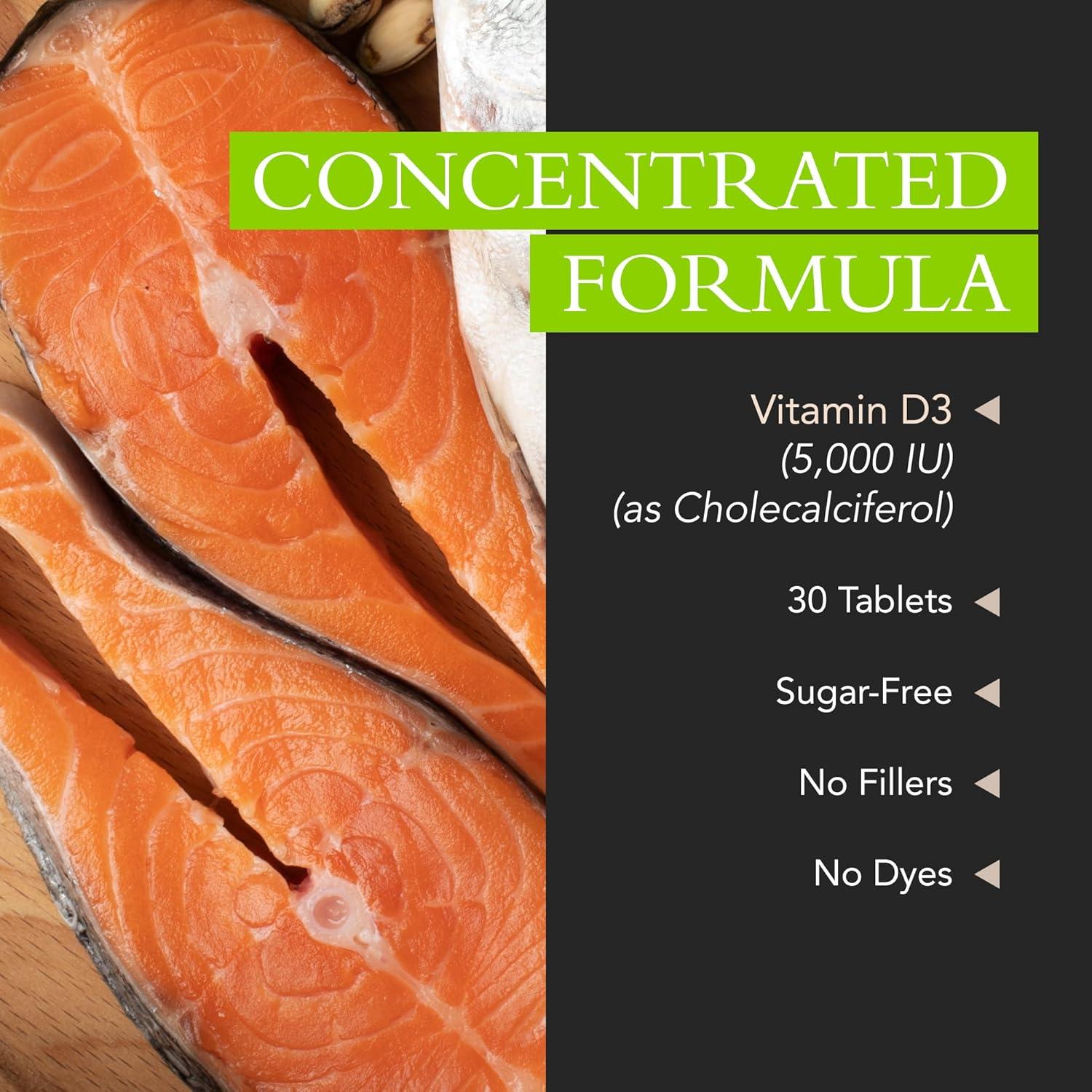 Suplemento de Vitamina D3 Xtravit 5000 UI - 30 Tabletas