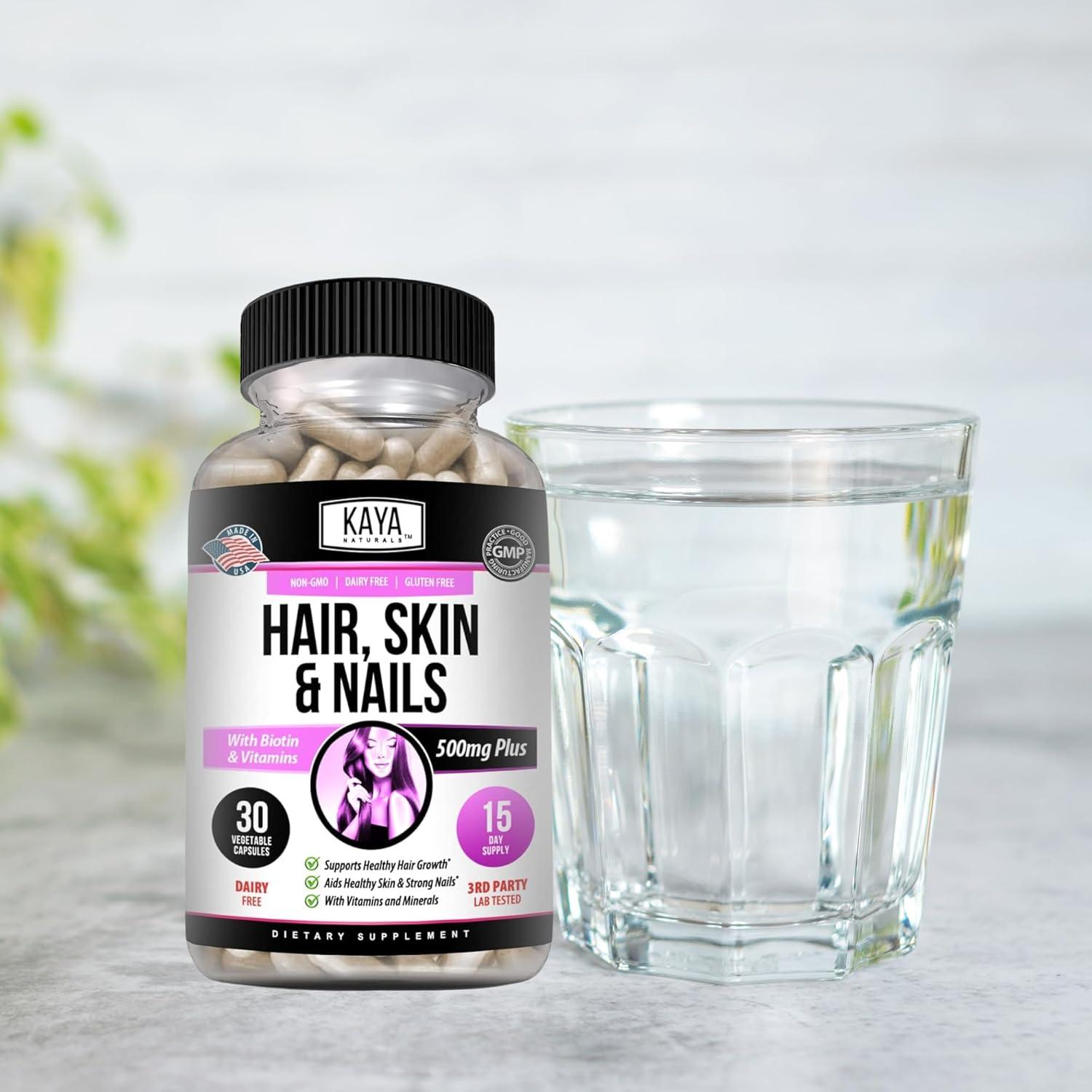 Cápsulas Kaya Naturals para Cabello, Piel y Uñas - 30 Unidades