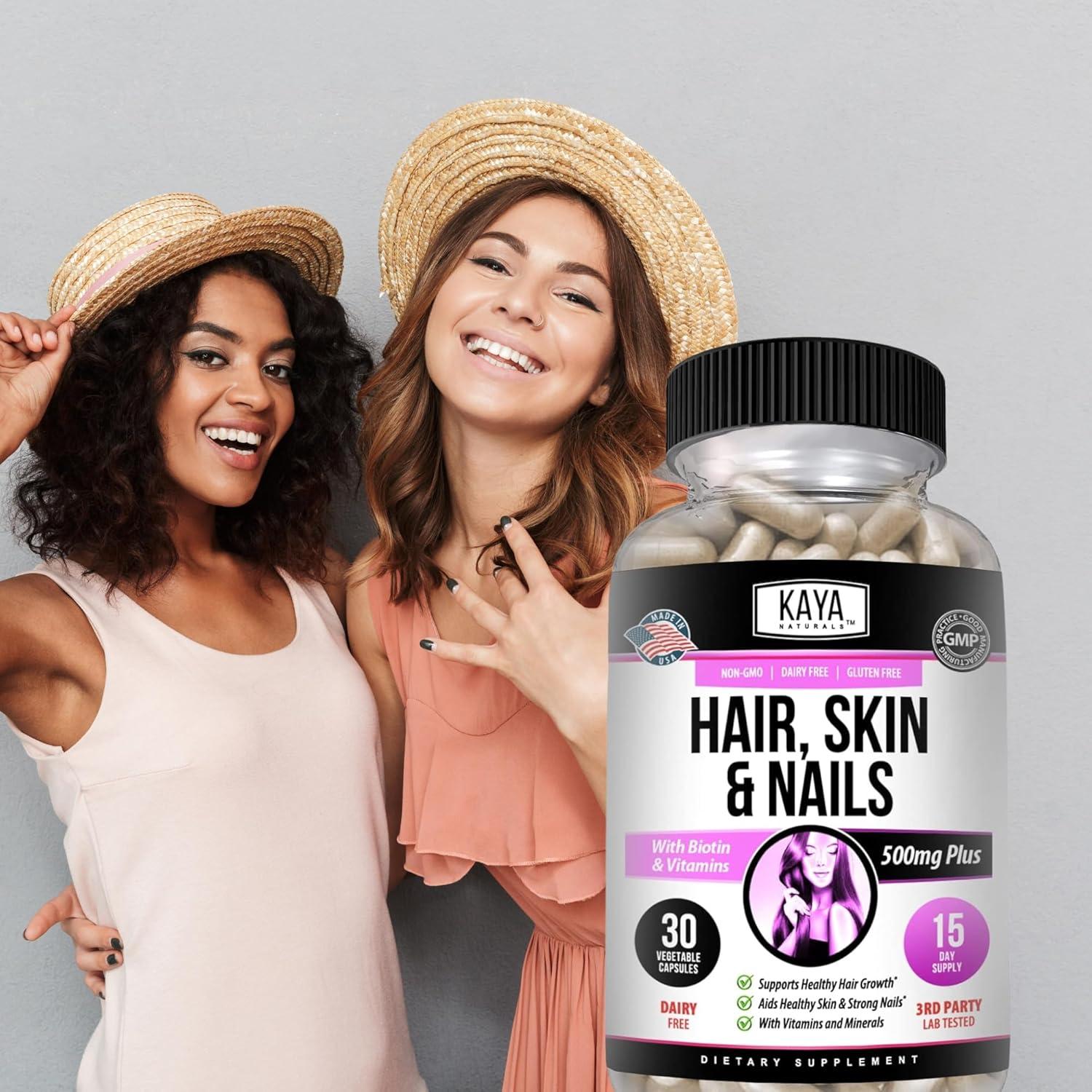 Cápsulas Kaya Naturals para Cabello, Piel y Uñas - 30 Unidades