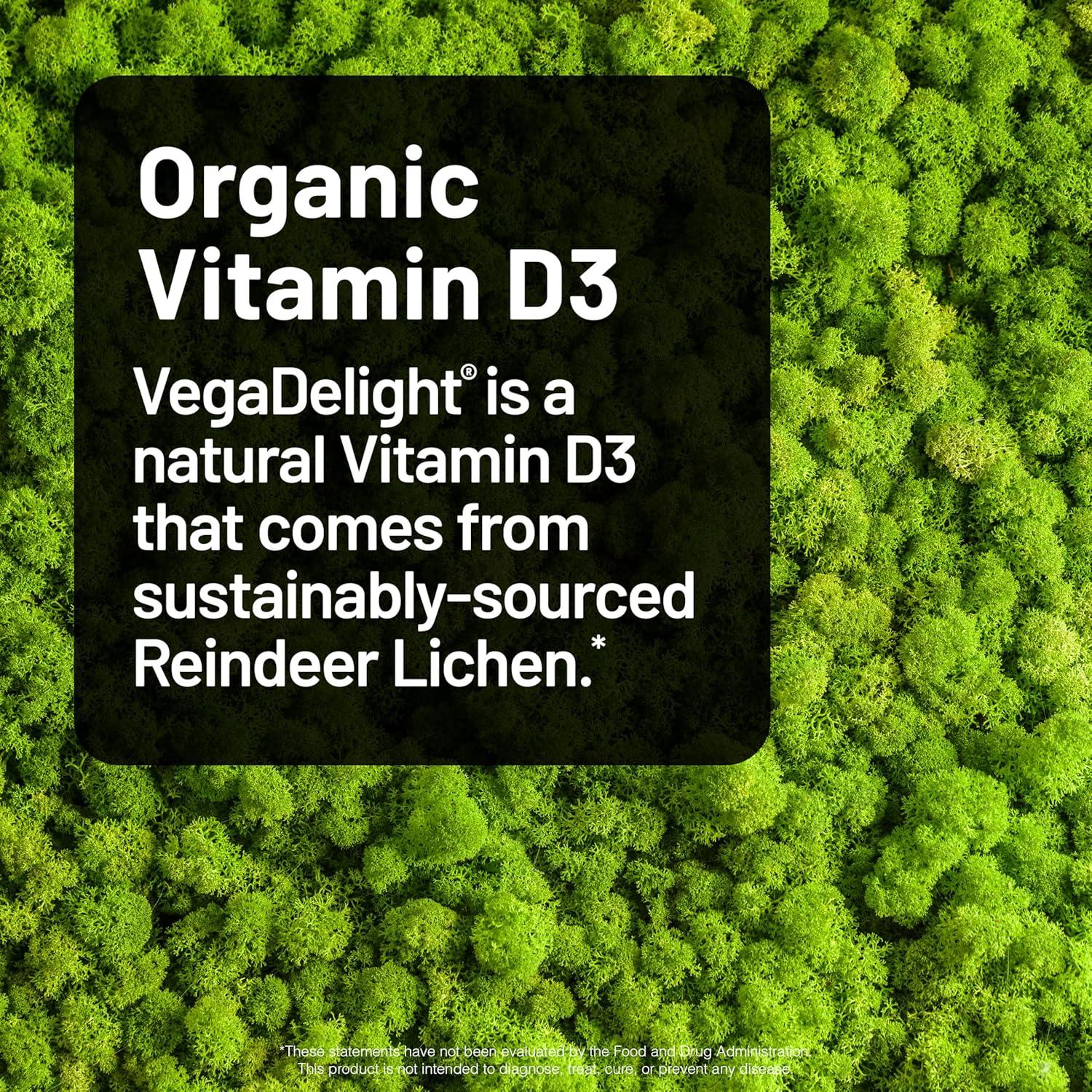 NatureWise Vitamina D3 Vegana 5000 IU + B12 1000 mcg - 60 Gelatinas