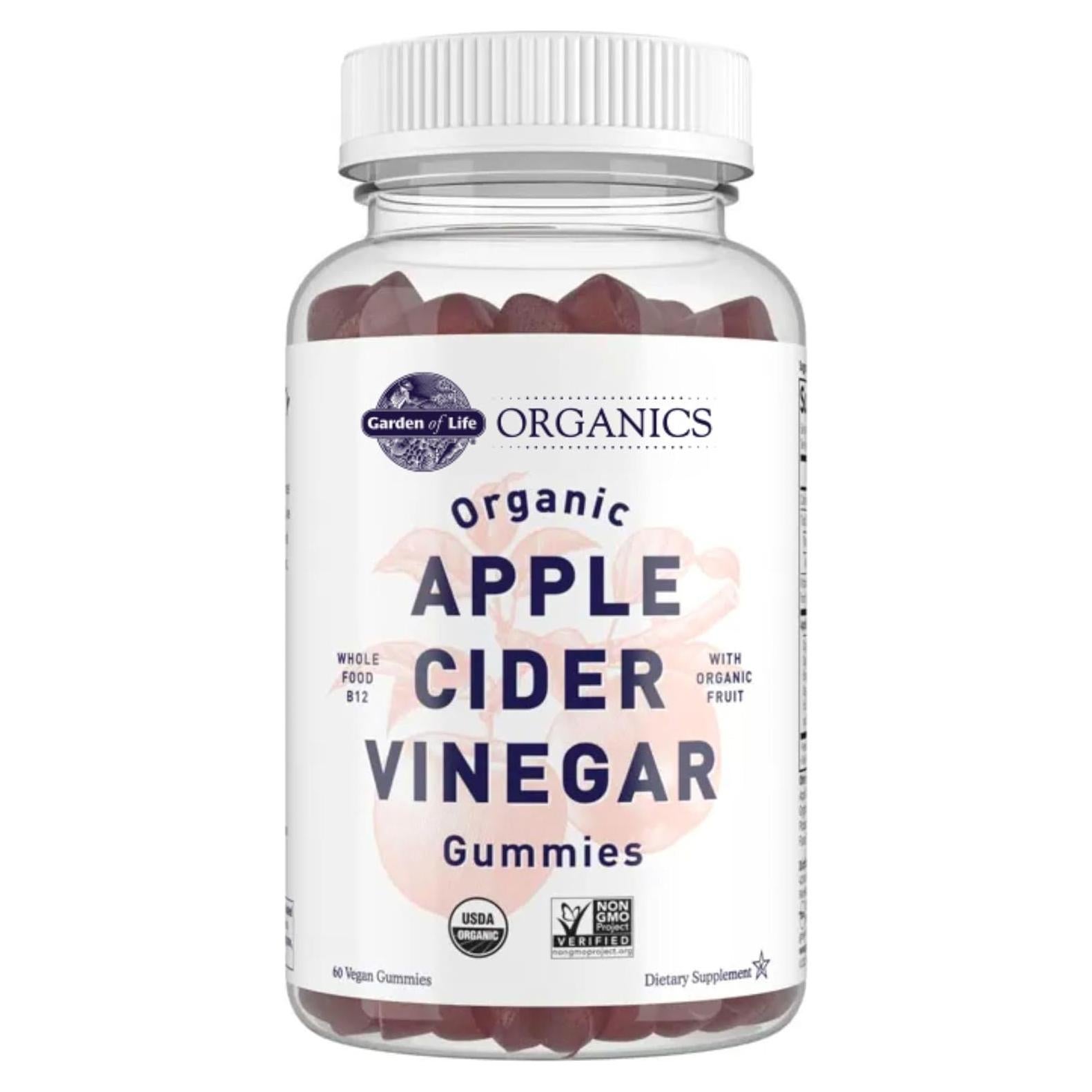 Gominolas de Vinagre de Sidra de Manzana Garden of Life 60 Unidades