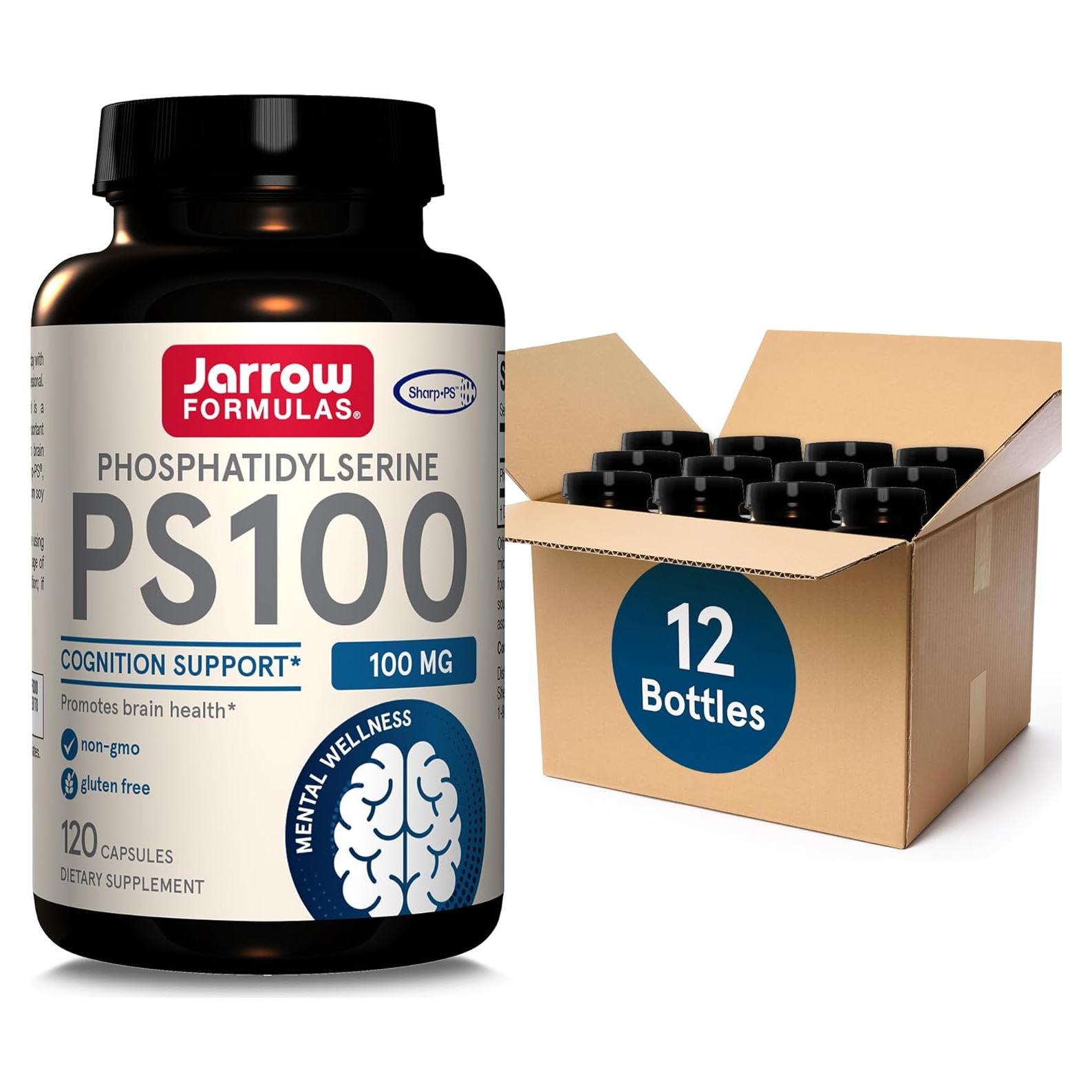 Suplemento Fosfatidilserina Jarrow Formulas 100 mg 120 Cápsulas