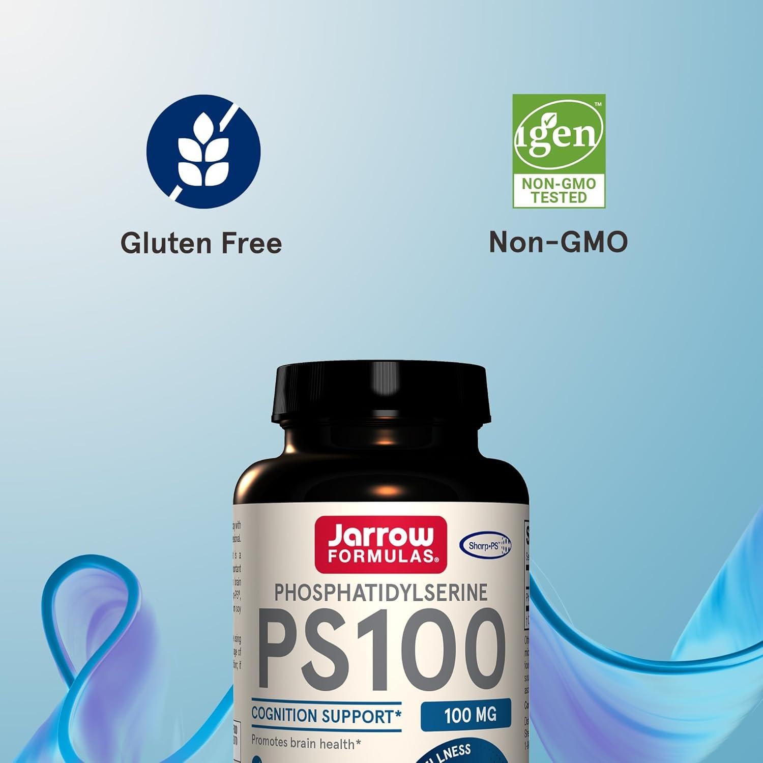 Suplemento Fosfatidilserina Jarrow Formulas 100 mg 120 Cápsulas