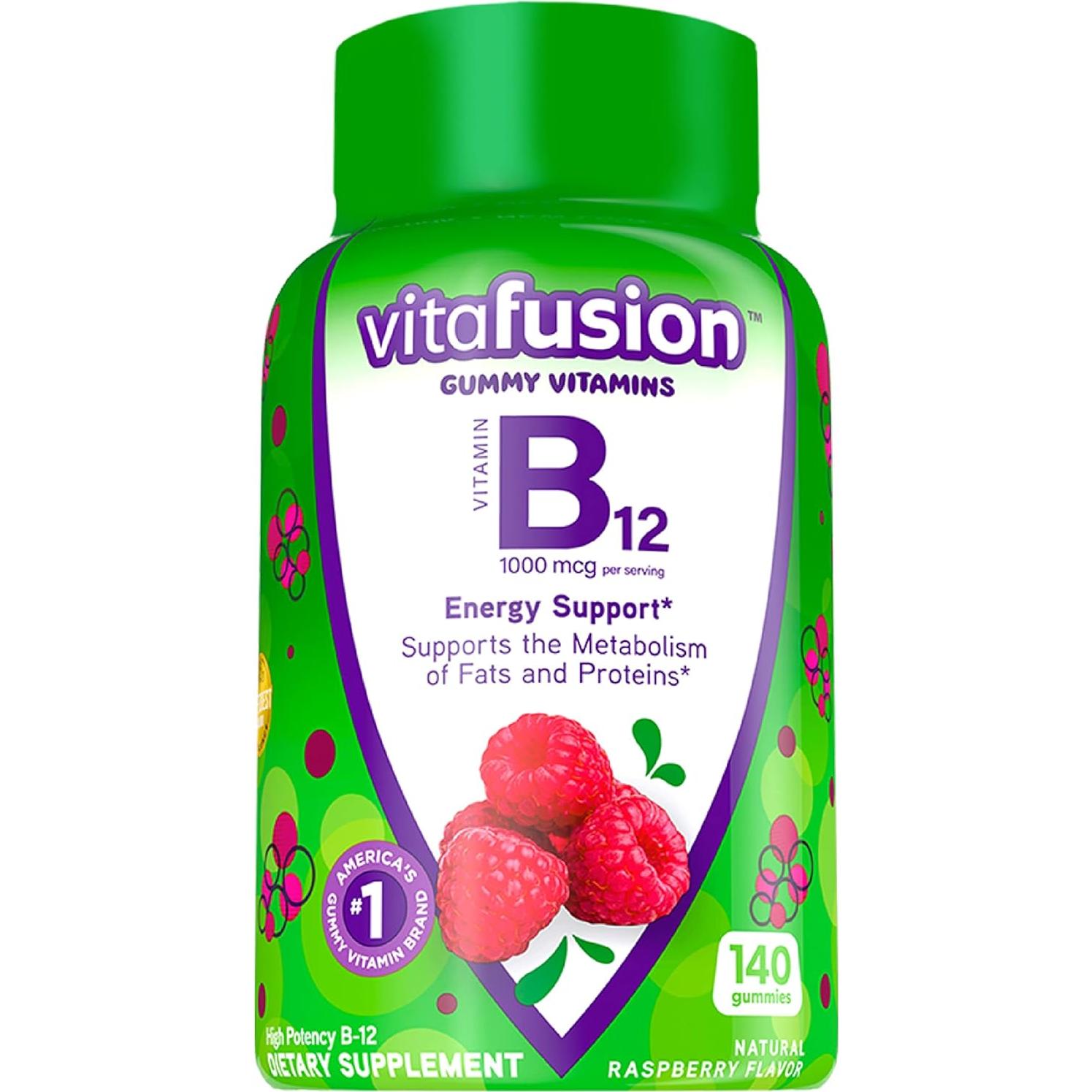 Vitafusion Vitamina B12 140 gomitas y Zinc 90 gomitas
