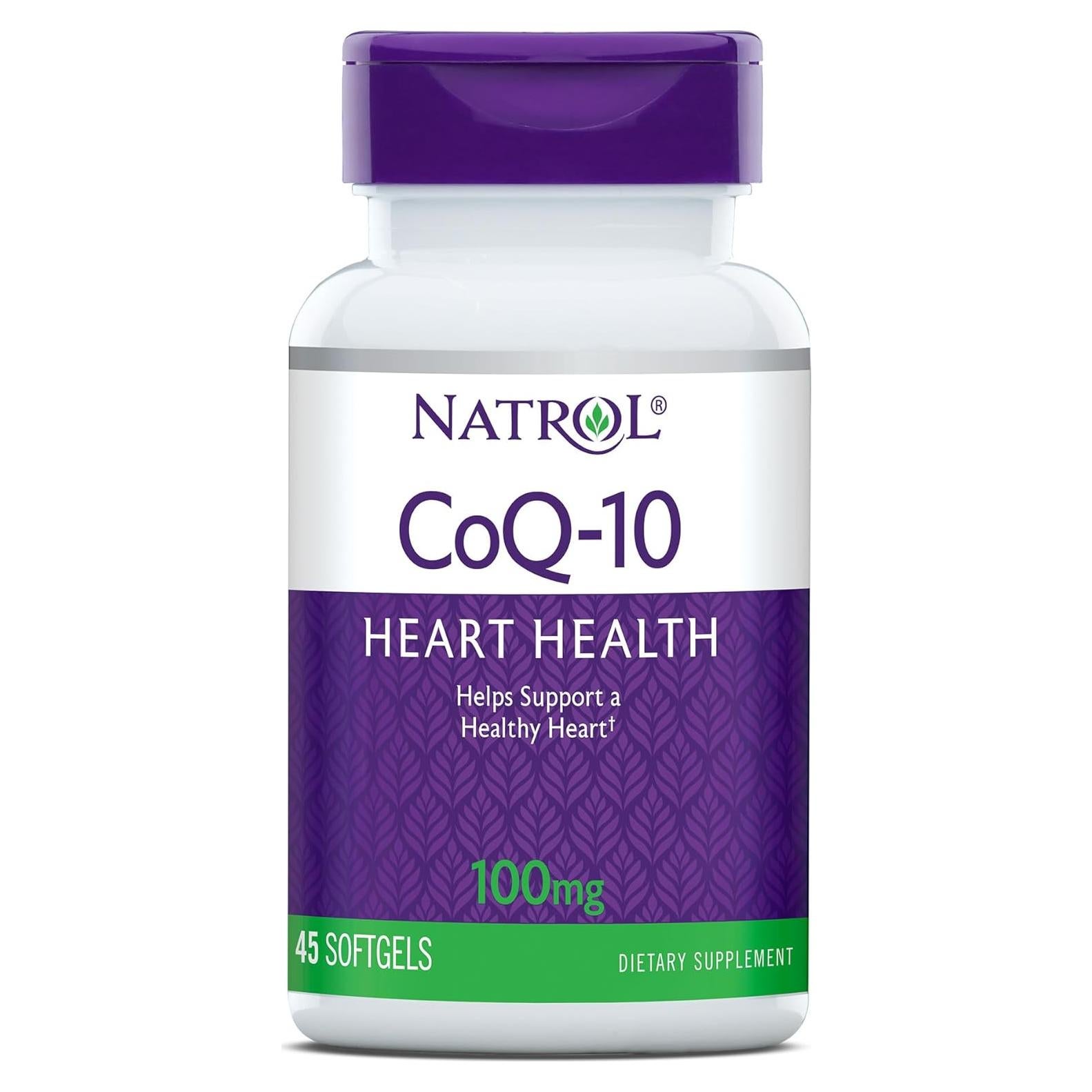 Suplemento Dietético Natrol CoQ-10 100 mg 45 Cápsulas