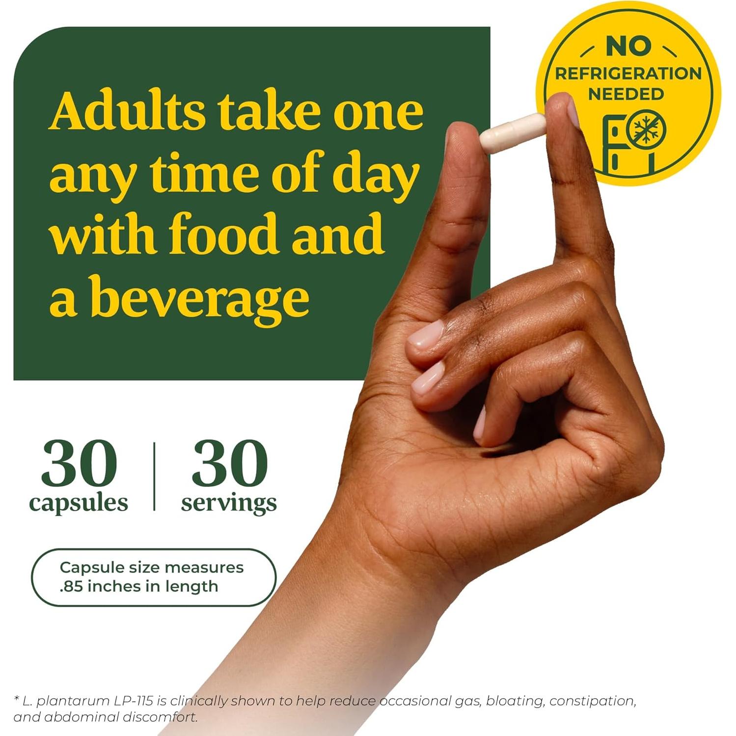 MegaFood Probiotico Digestivo 30 Cápsulas 30 Mil Millones CFUs