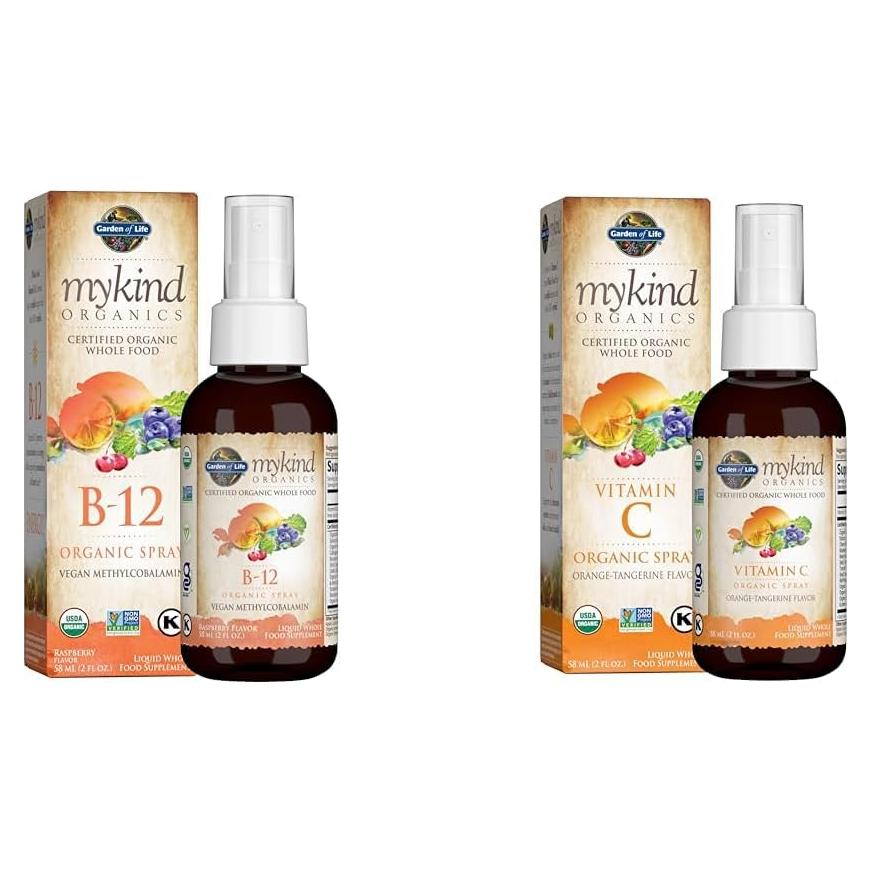 Spray Orgánico de Vitamina B12 y C Jardín de Vida 60ml