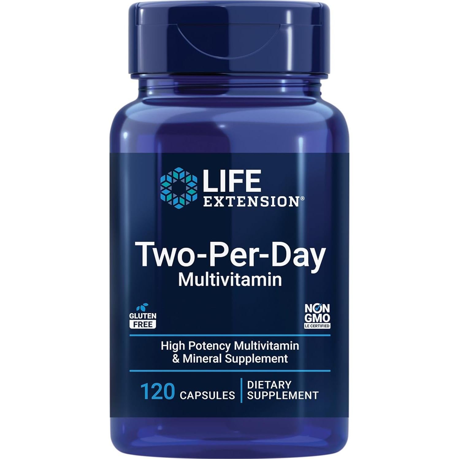 Suplemento Multivitamínico Dos Por Día Life Extension 240 Cápsulas