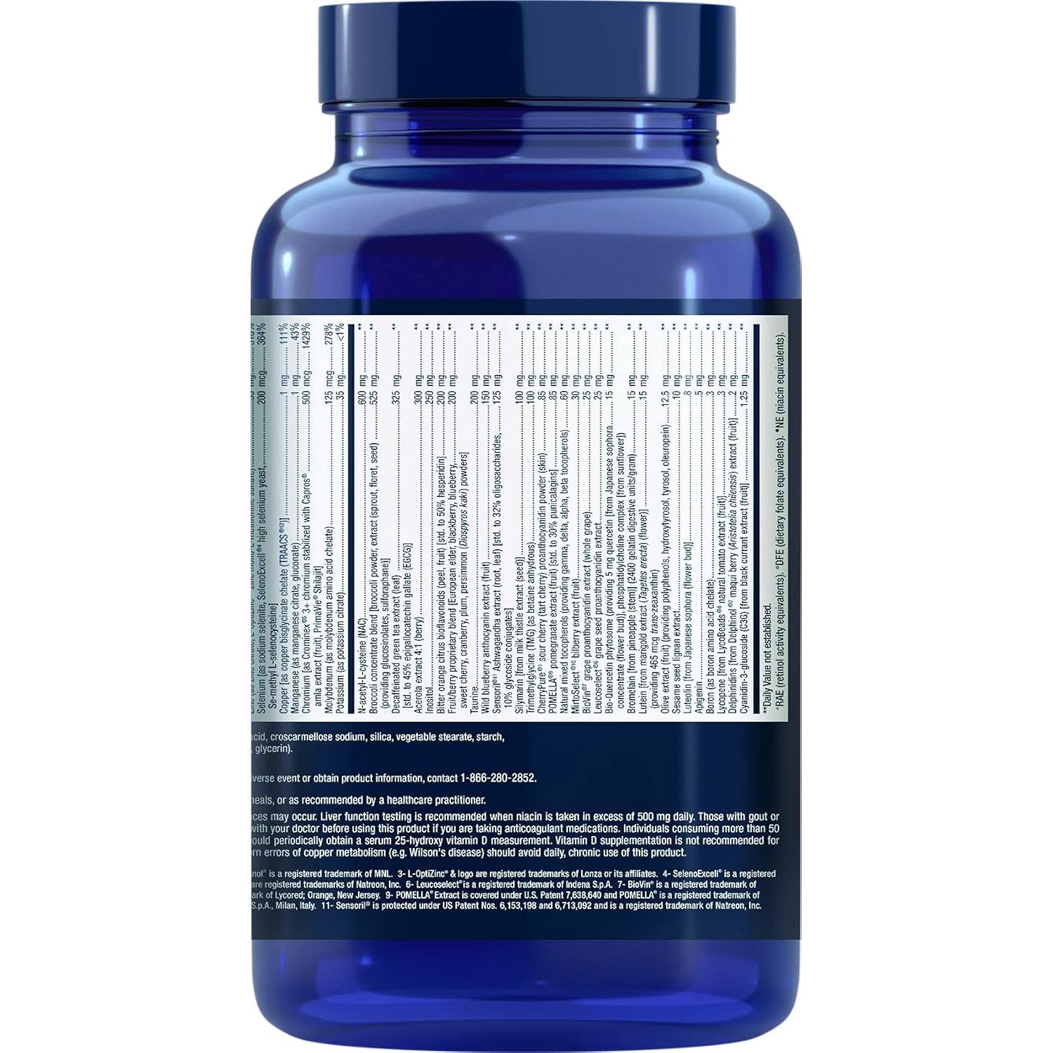 Tabletas Life Extension Mix con Niacina Extra 240 Unidades