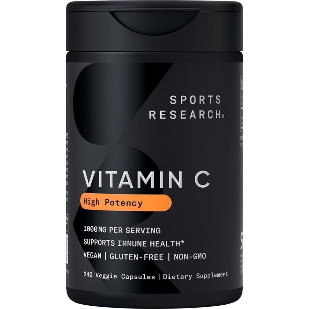 Multivitaminas Sports Research Colina 800 mg + NAC 600 mg + Vitamina C 1000 mg