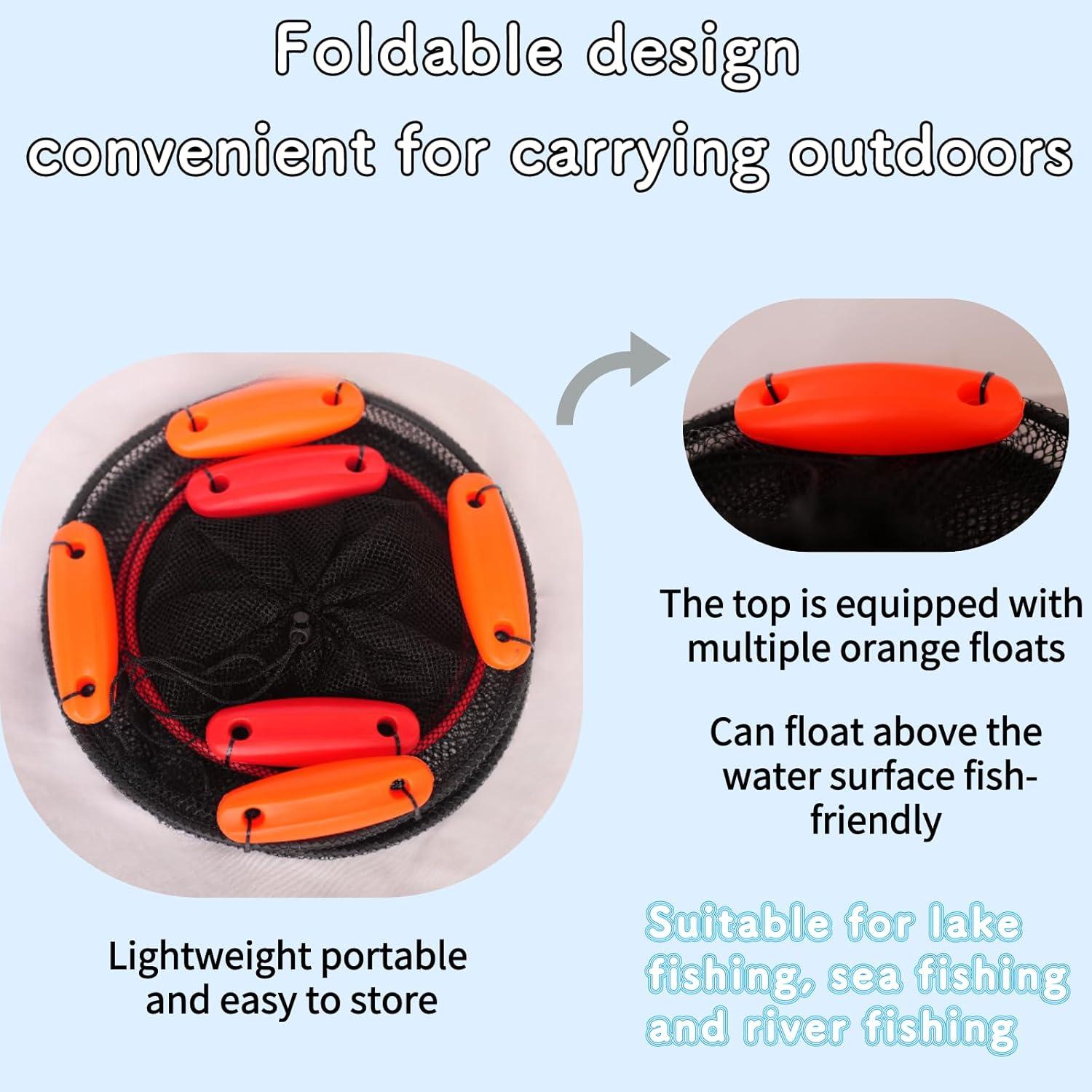 Cesta Flotante Plegable Tacklurenet 2 Piezas para Pesca