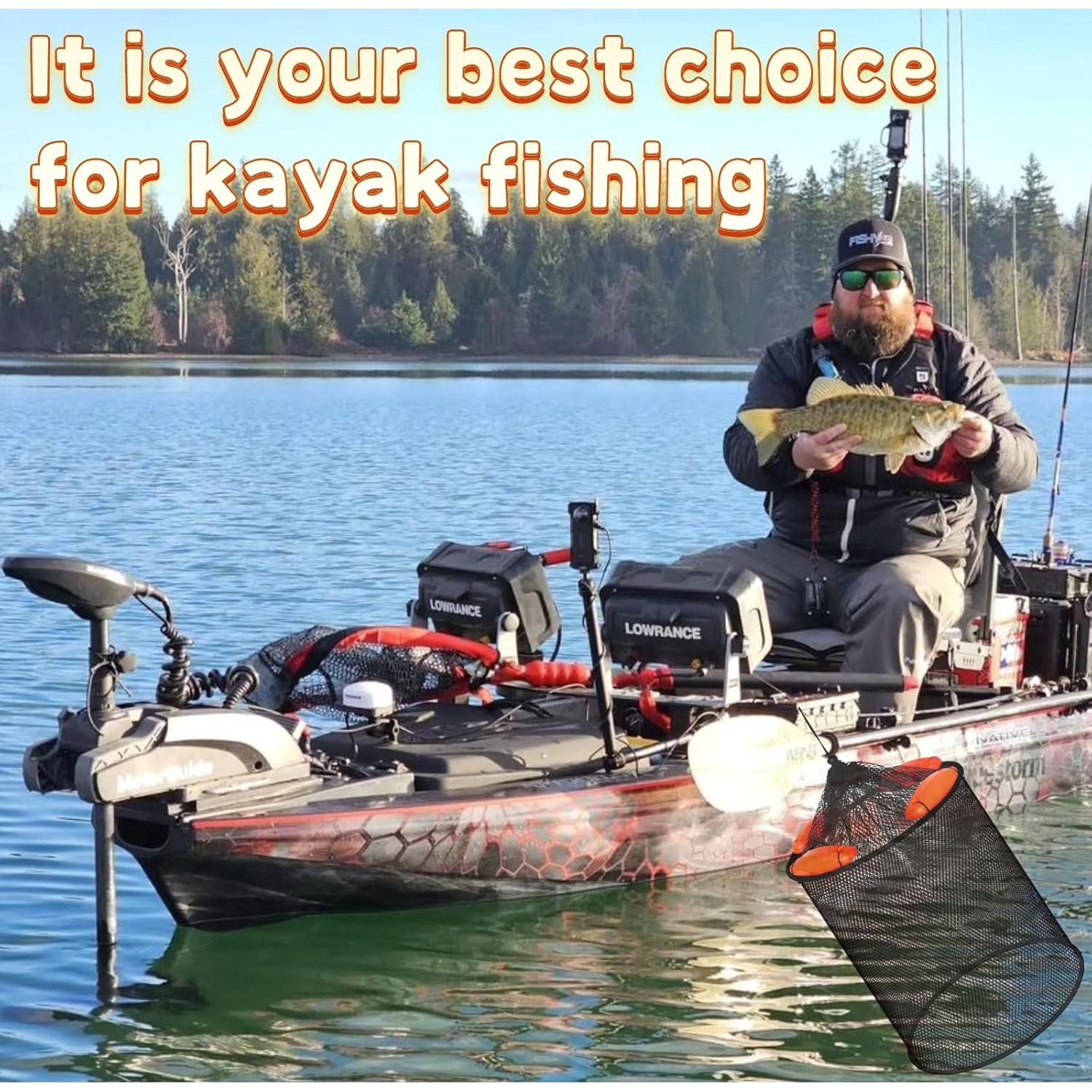 Cesta Flotante Plegable Tacklurenet 2 Piezas para Pesca