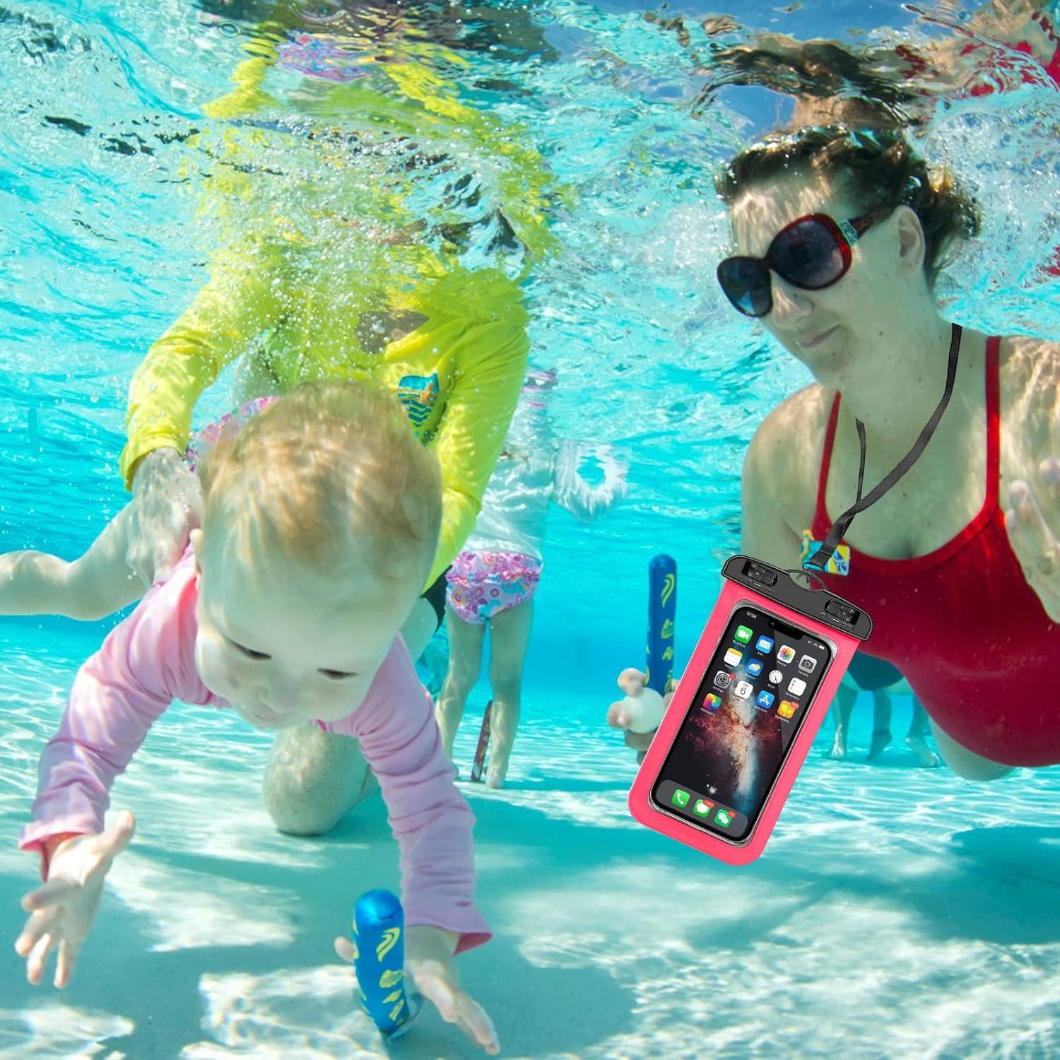 Paquete de 5 Fundas Impermeables Famoby para Teléfonos hasta 17 cm