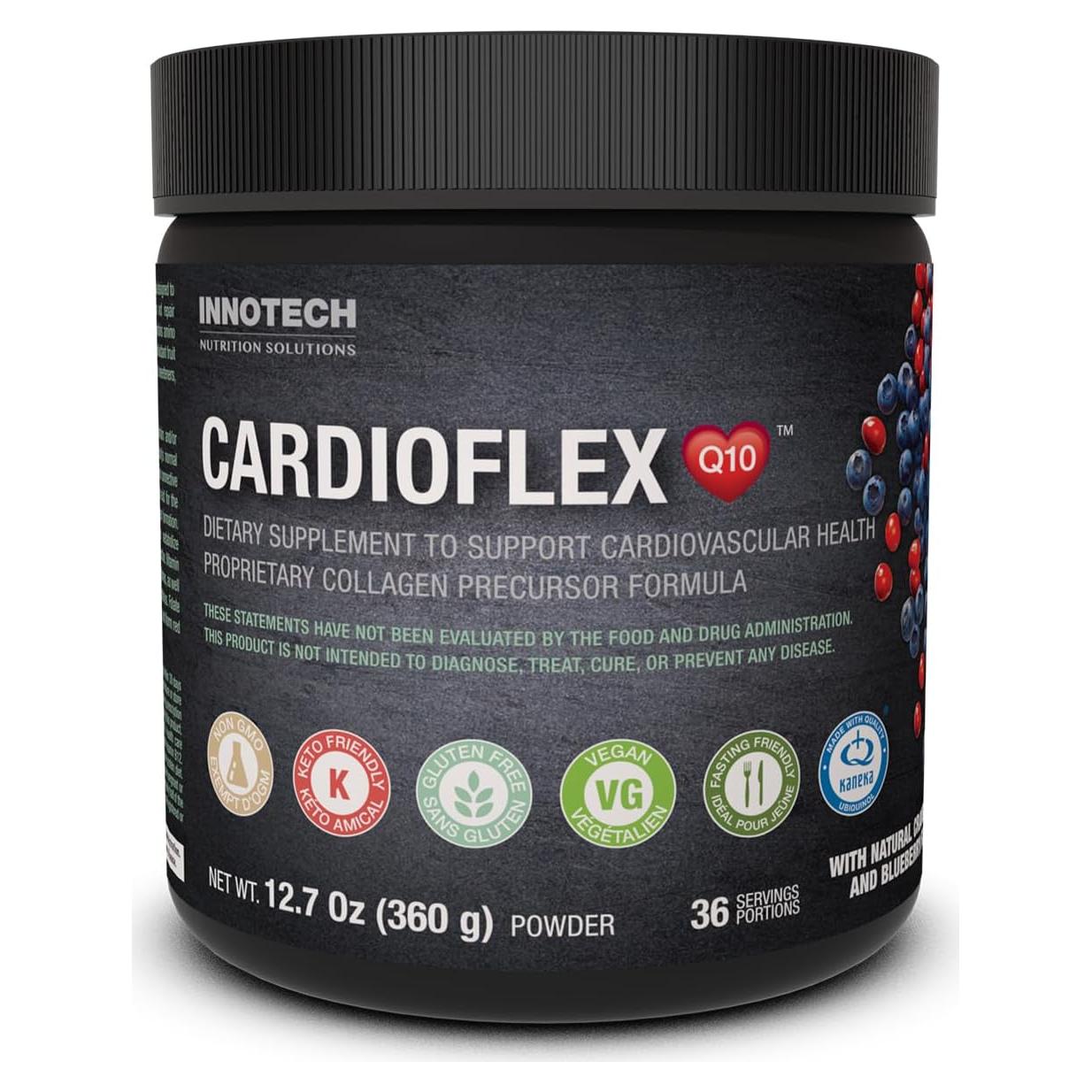 CardioFlex Q10 Arándano 360g - Suplemento Cardiovascular INNOTECH