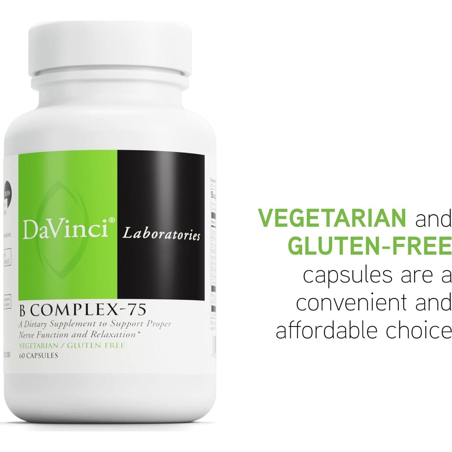 Suplemento Dietético DAVINCI Labs B Complejo 60 Cápsulas