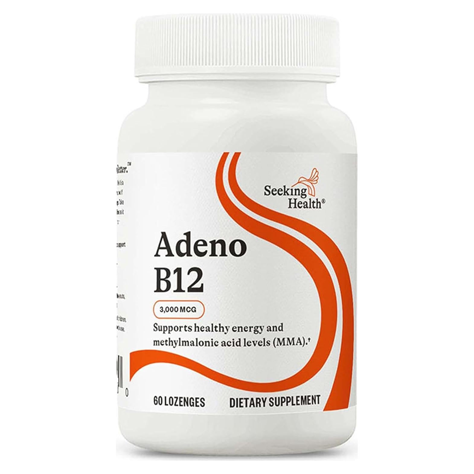 Suplemento de Vitamina B12 Adeno B12 Seeking Health 3000 mcg