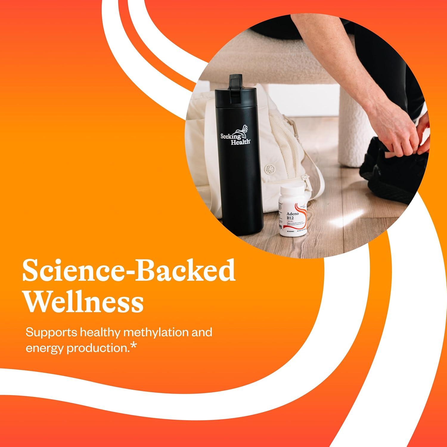 Suplemento de Vitamina B12 Adeno B12 Seeking Health 3000 mcg